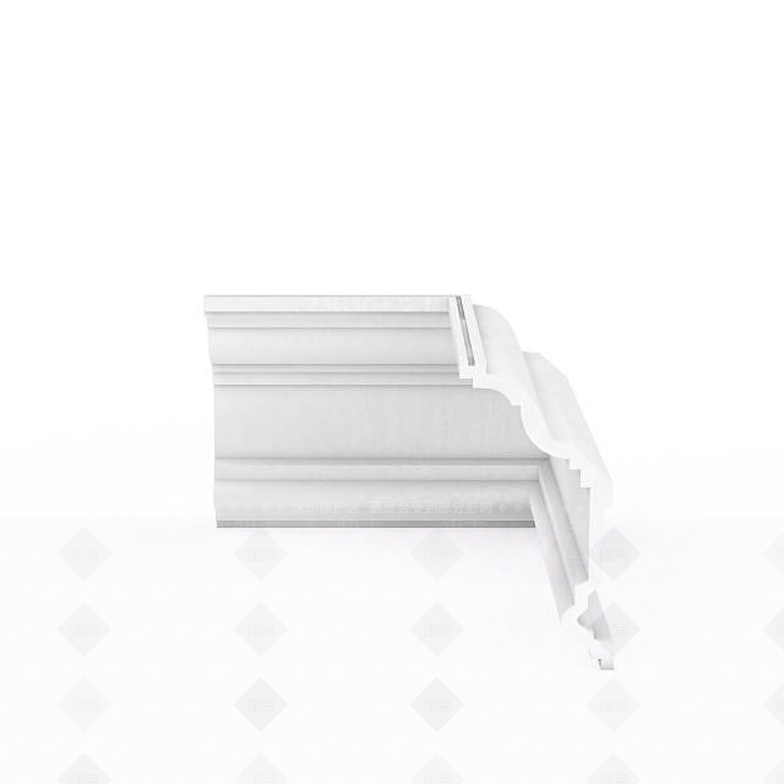 现代踢脚线3D模型下载【ID:1198365204】