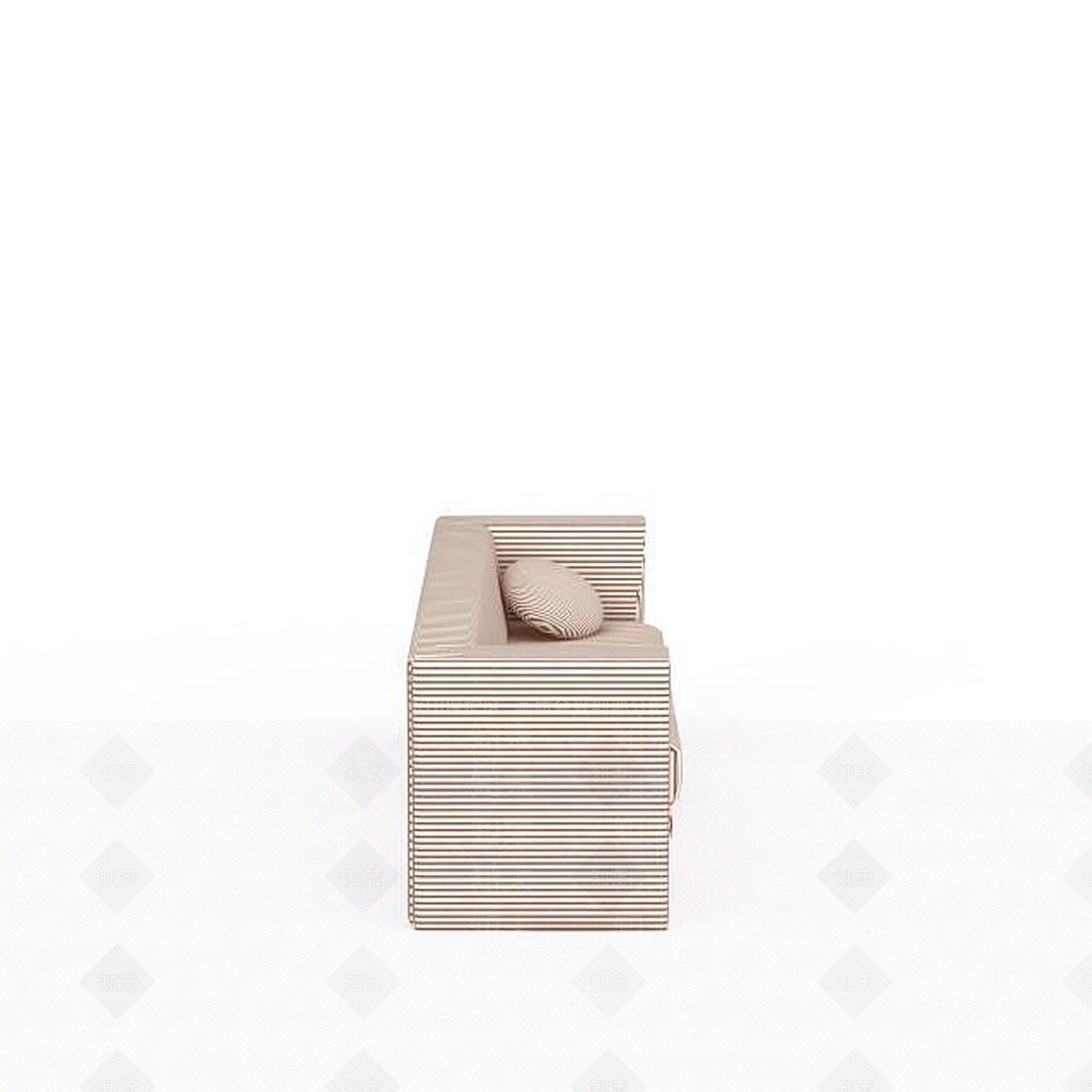 现代双人沙发3D模型下载【ID:1198365502】