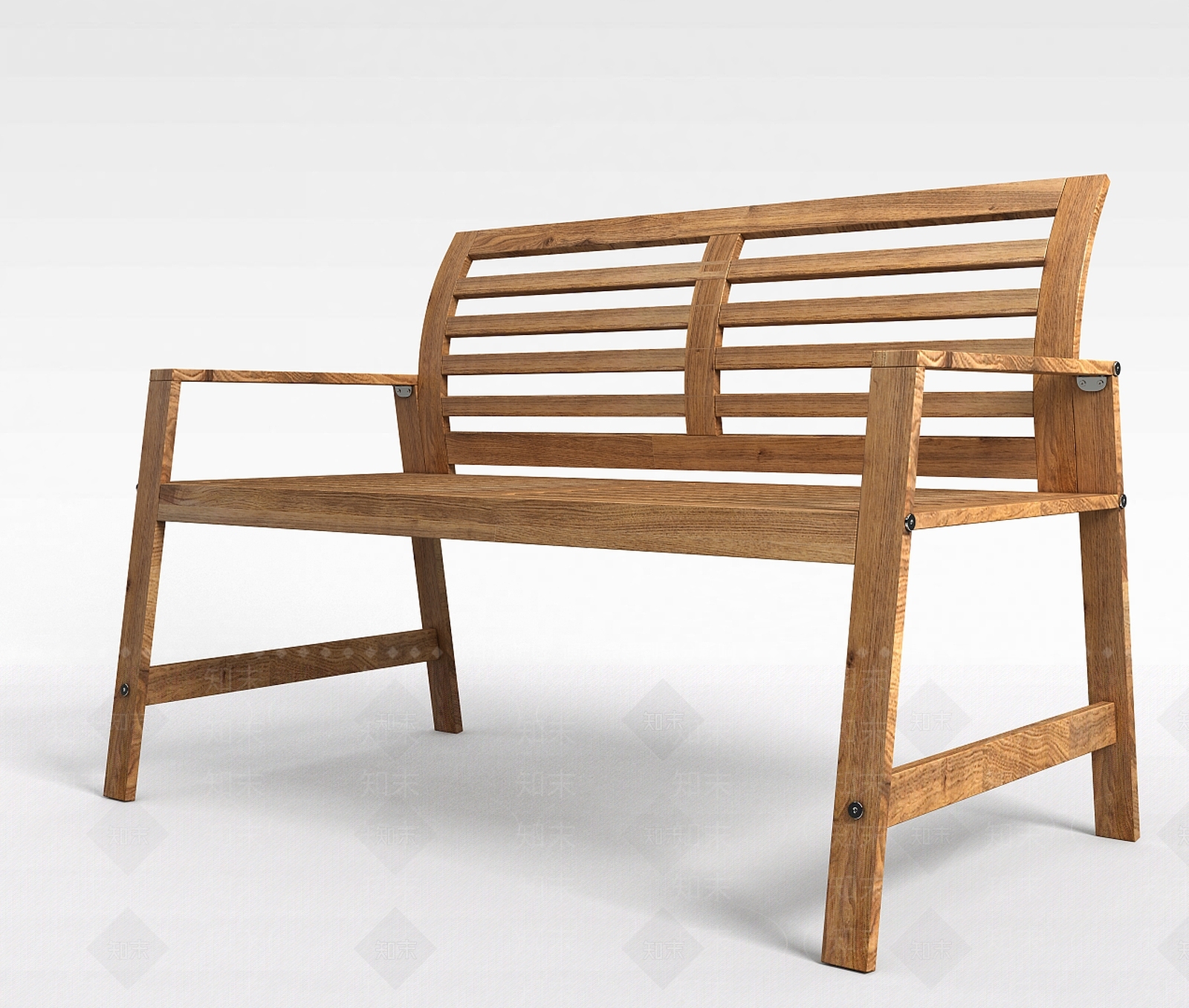 现代公园长椅3D模型下载【ID:1198365810】