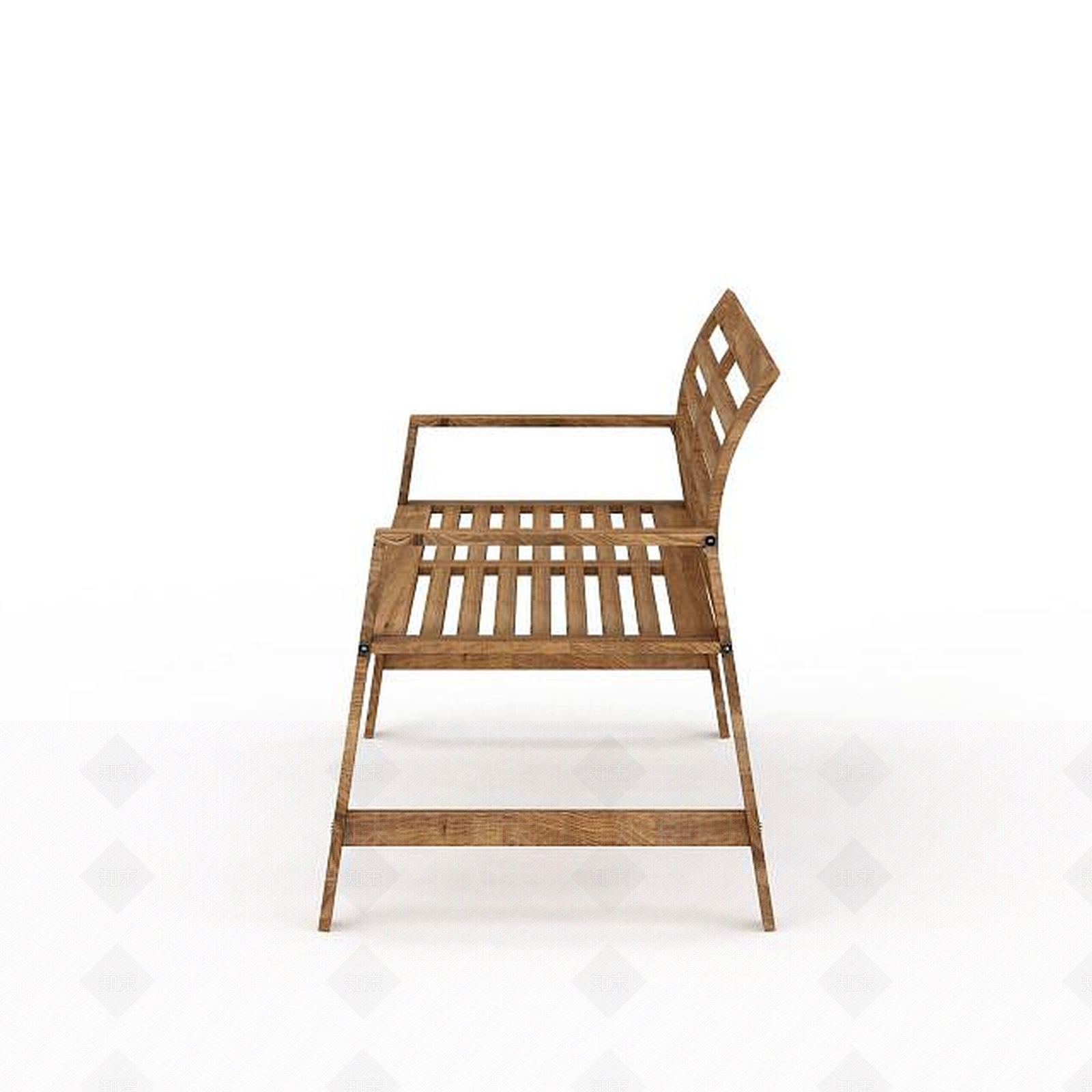 现代公园长椅3D模型下载【ID:1198365810】