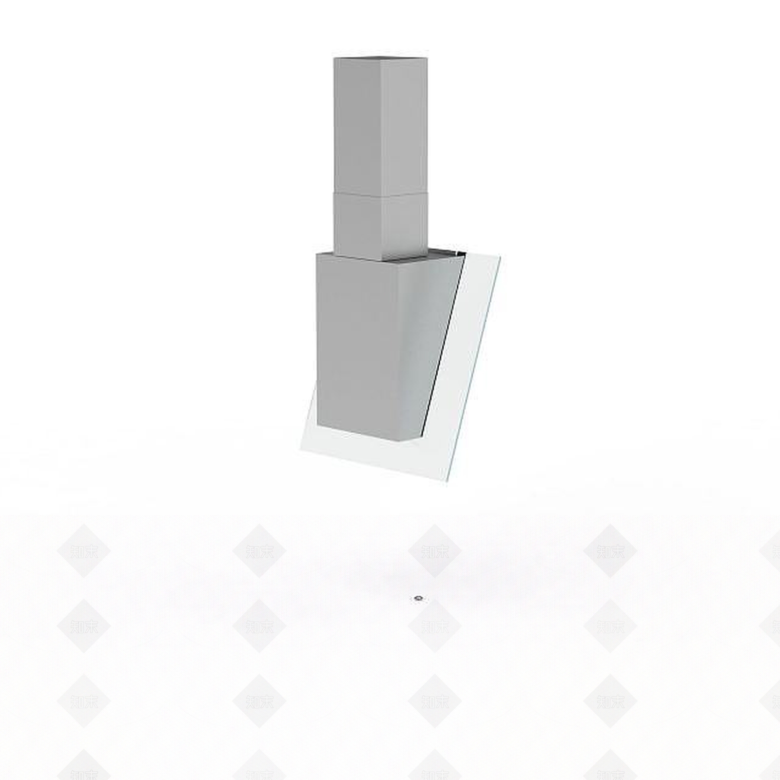 现代抽油烟机3D模型下载【ID:1198365845】