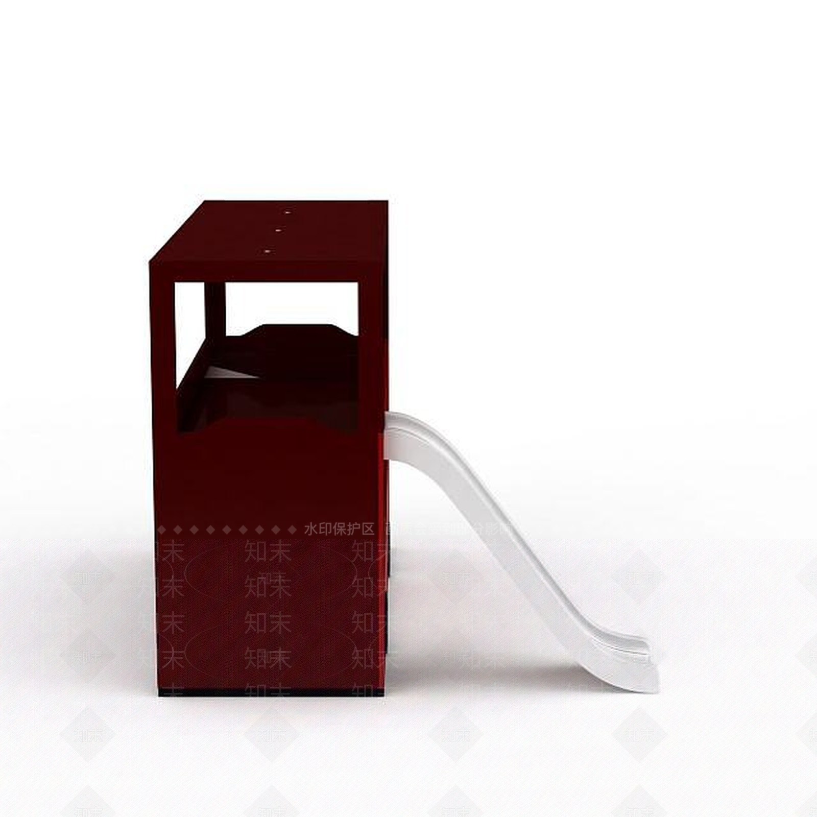 现代儿童滑梯3D模型下载【ID:1198366791】
