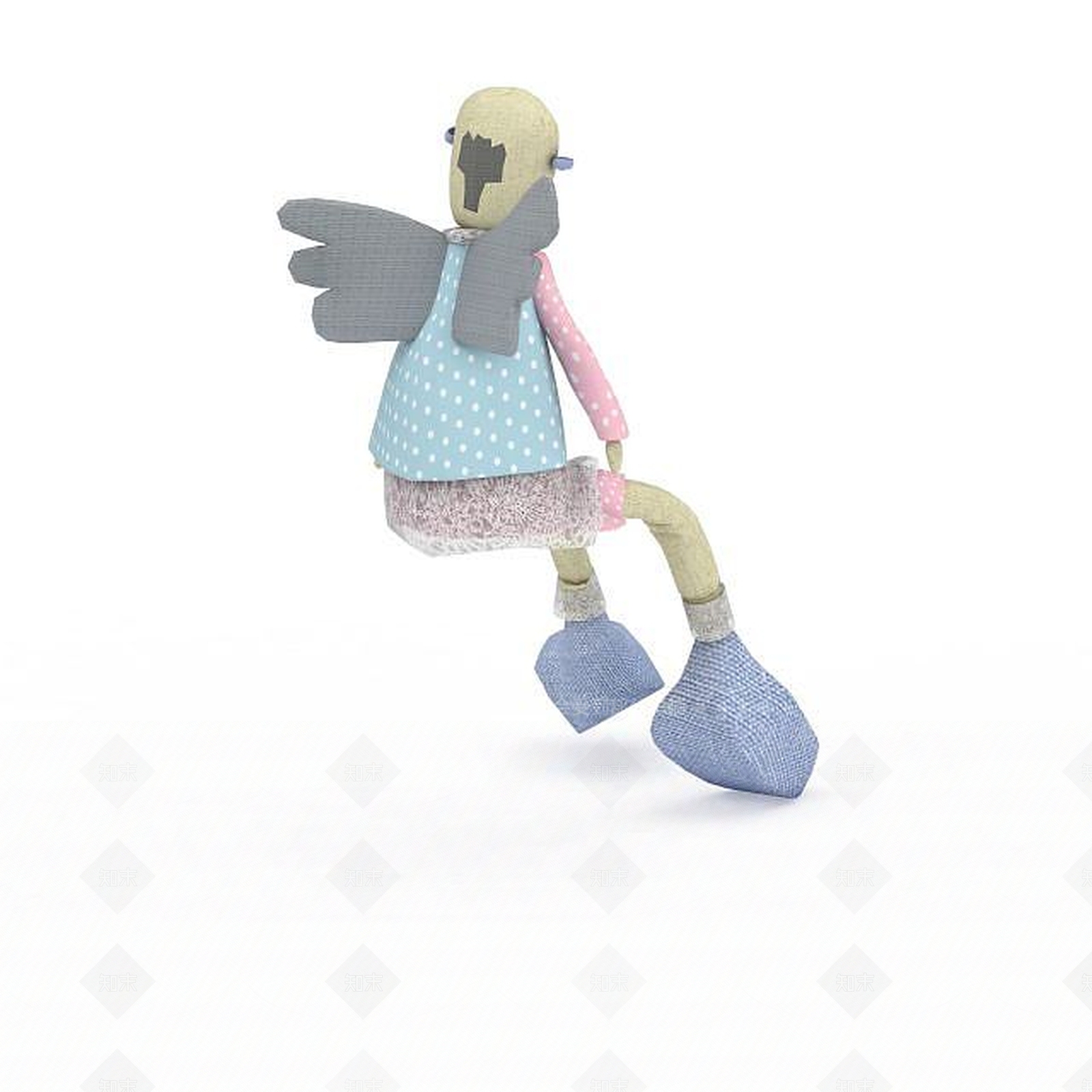 现代儿童布艺玩具3D模型下载【ID:1198367474】