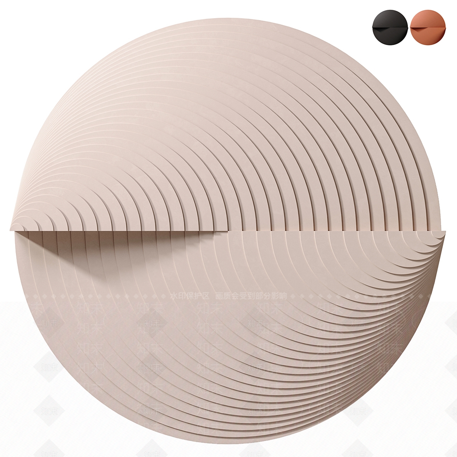 现代极简挂件3D模型下载【ID:1198370485】