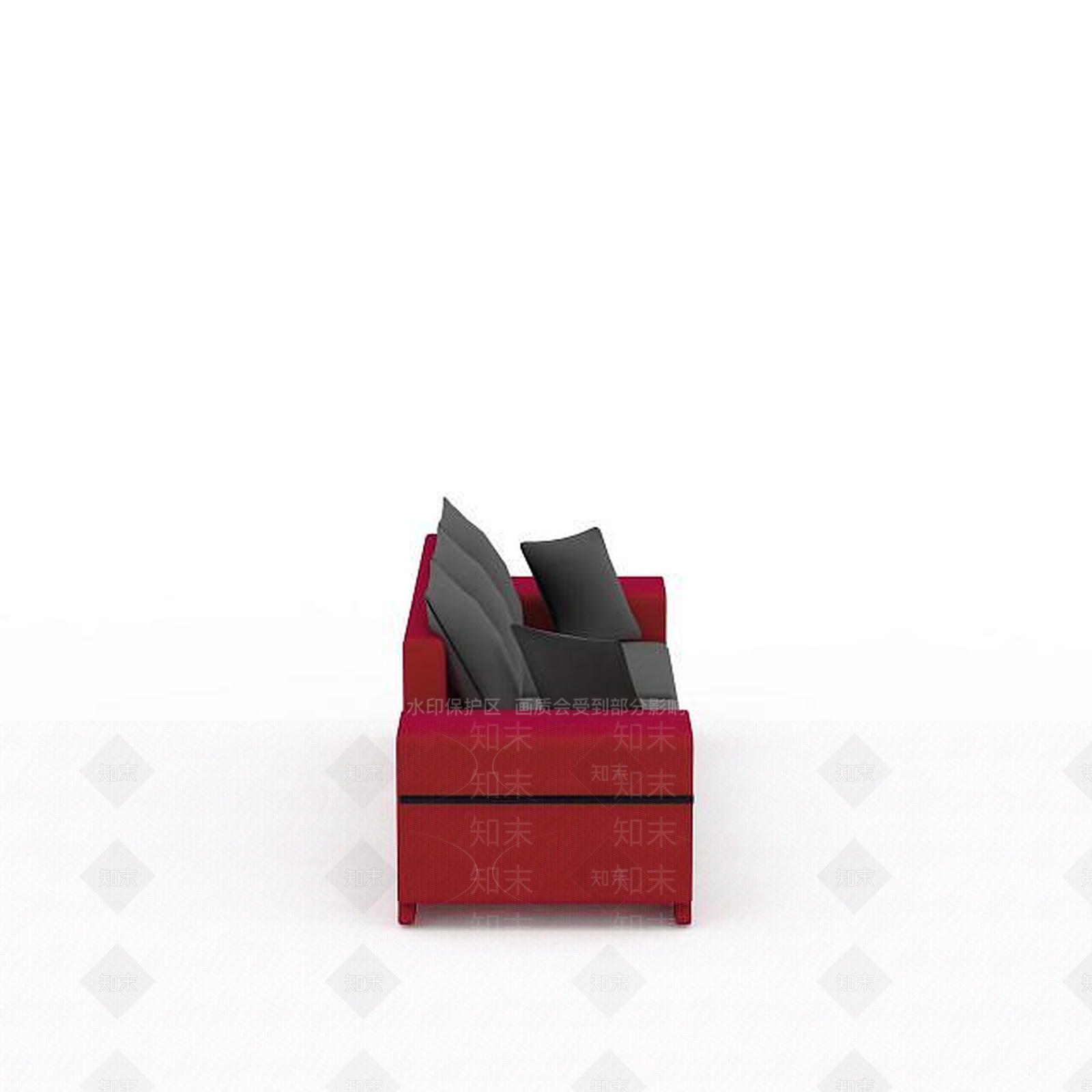 现代双人沙发3D模型下载【ID:1199763071】