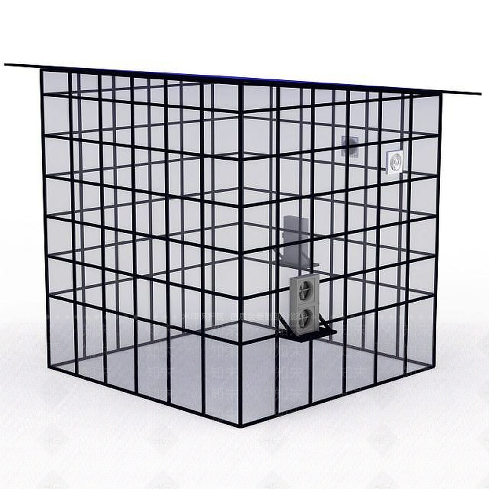 现代公用器材3D模型下载【ID:1199855919】