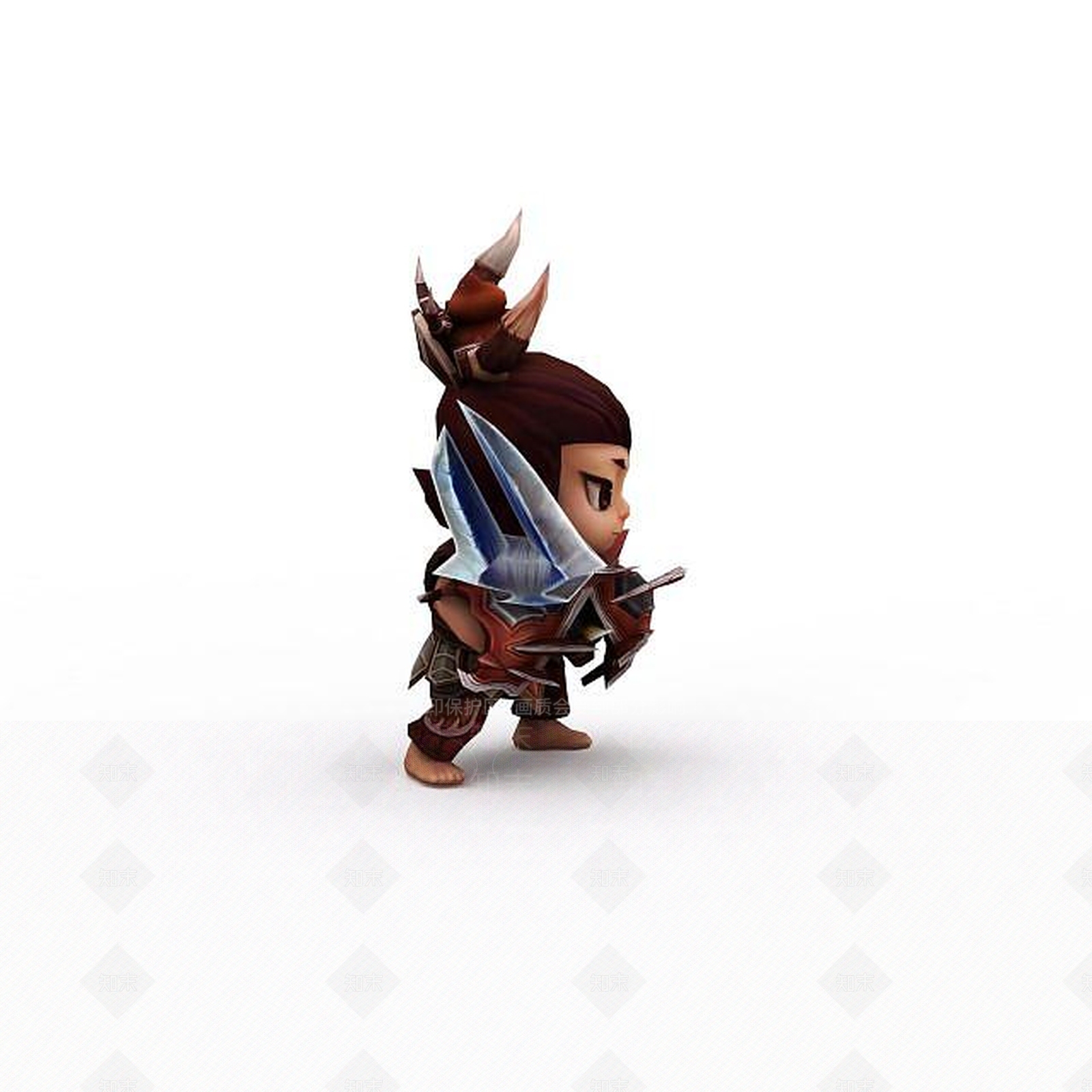 现代虚拟人物3D模型下载【ID:1199777310】