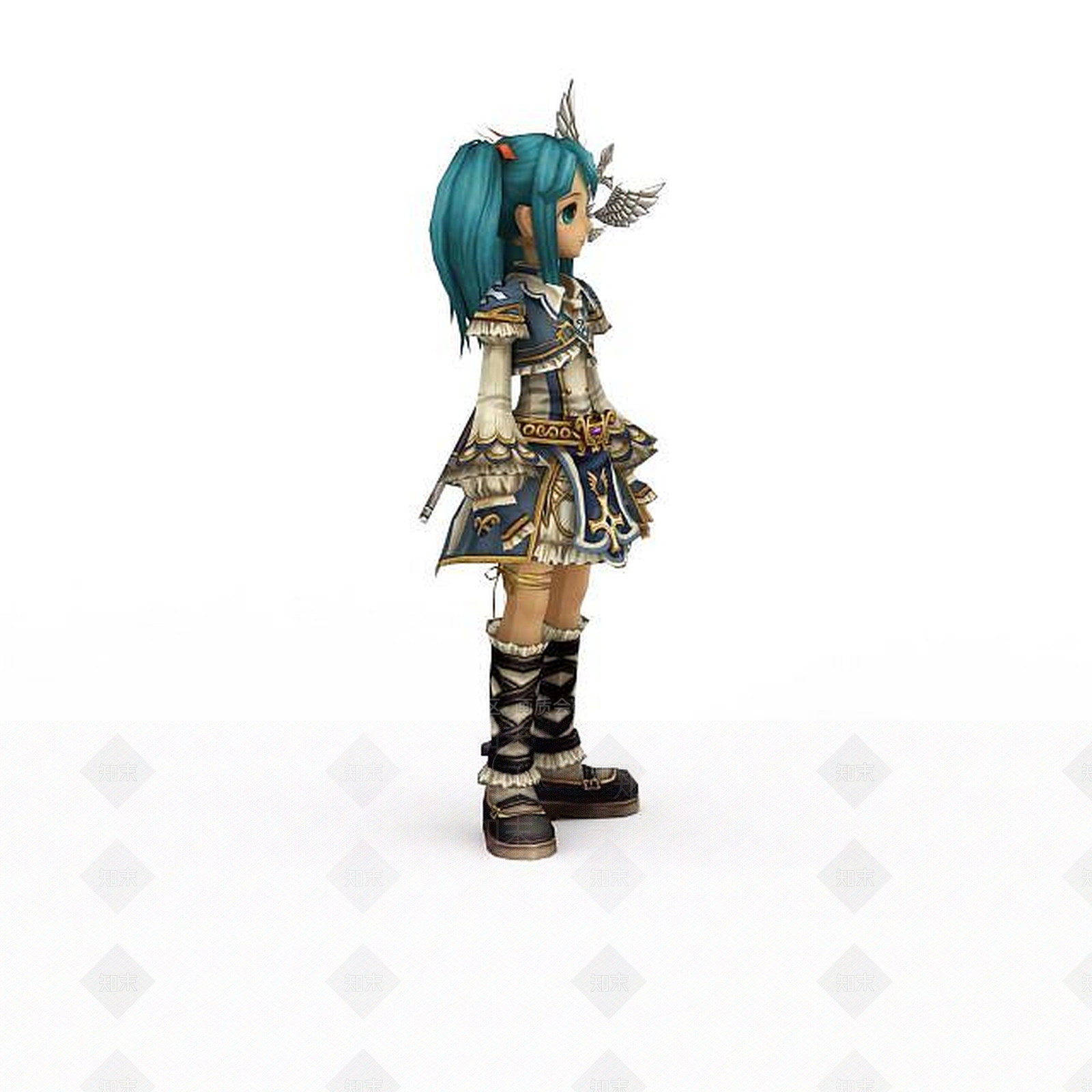 现代虚拟人物3D模型下载【ID:1199762859】