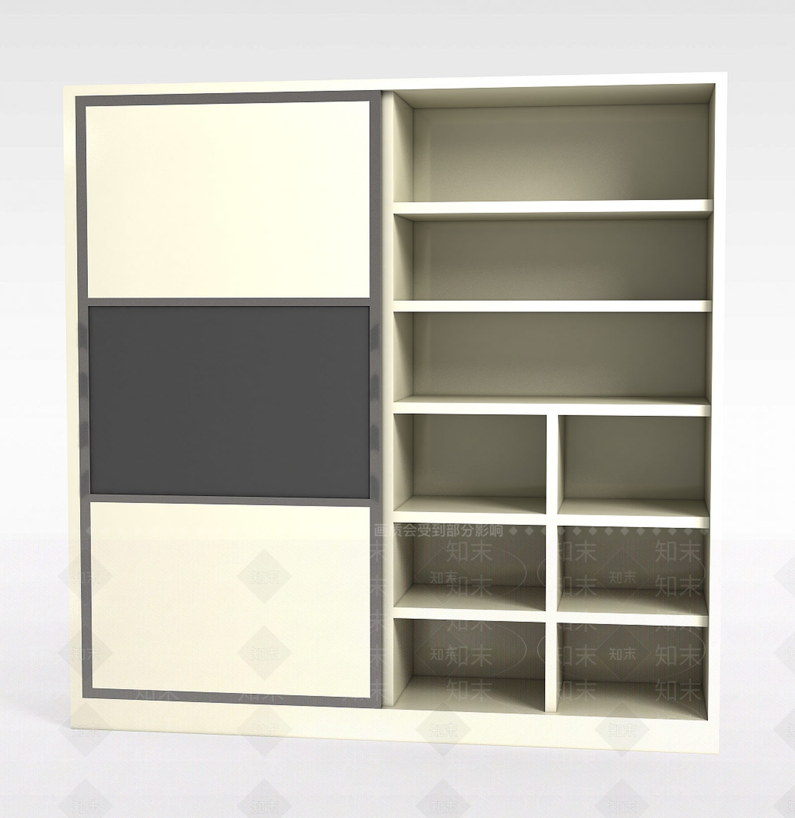 现代衣柜3D模型下载【ID:1199782186】