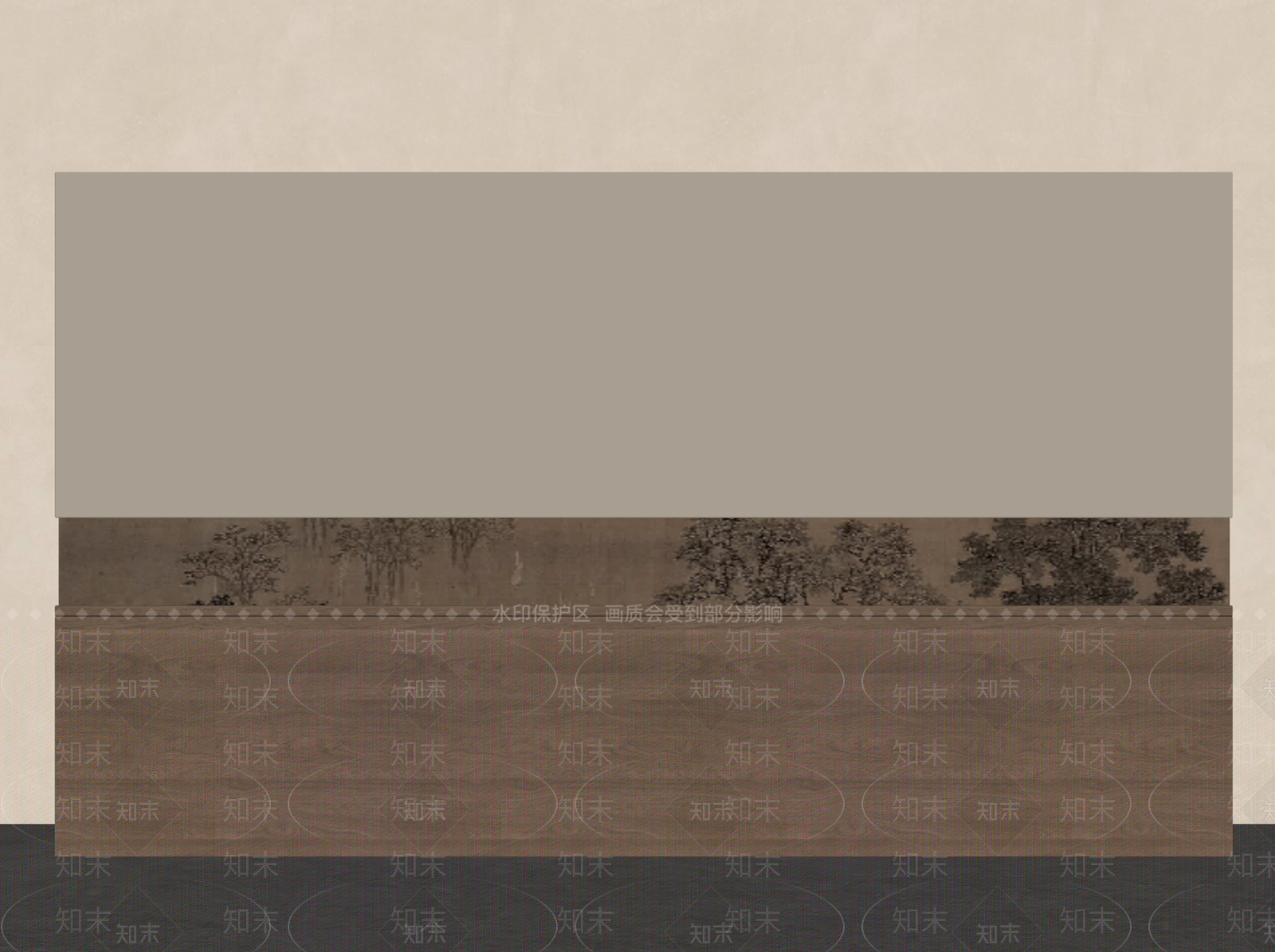 新中式背景墙SU模型下载【ID:1198375001】