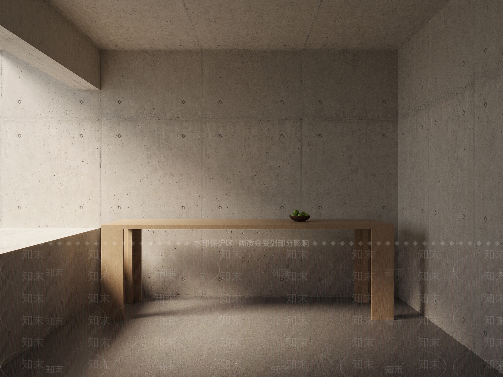 现代极简餐桌3D模型下载【ID:1198375970】