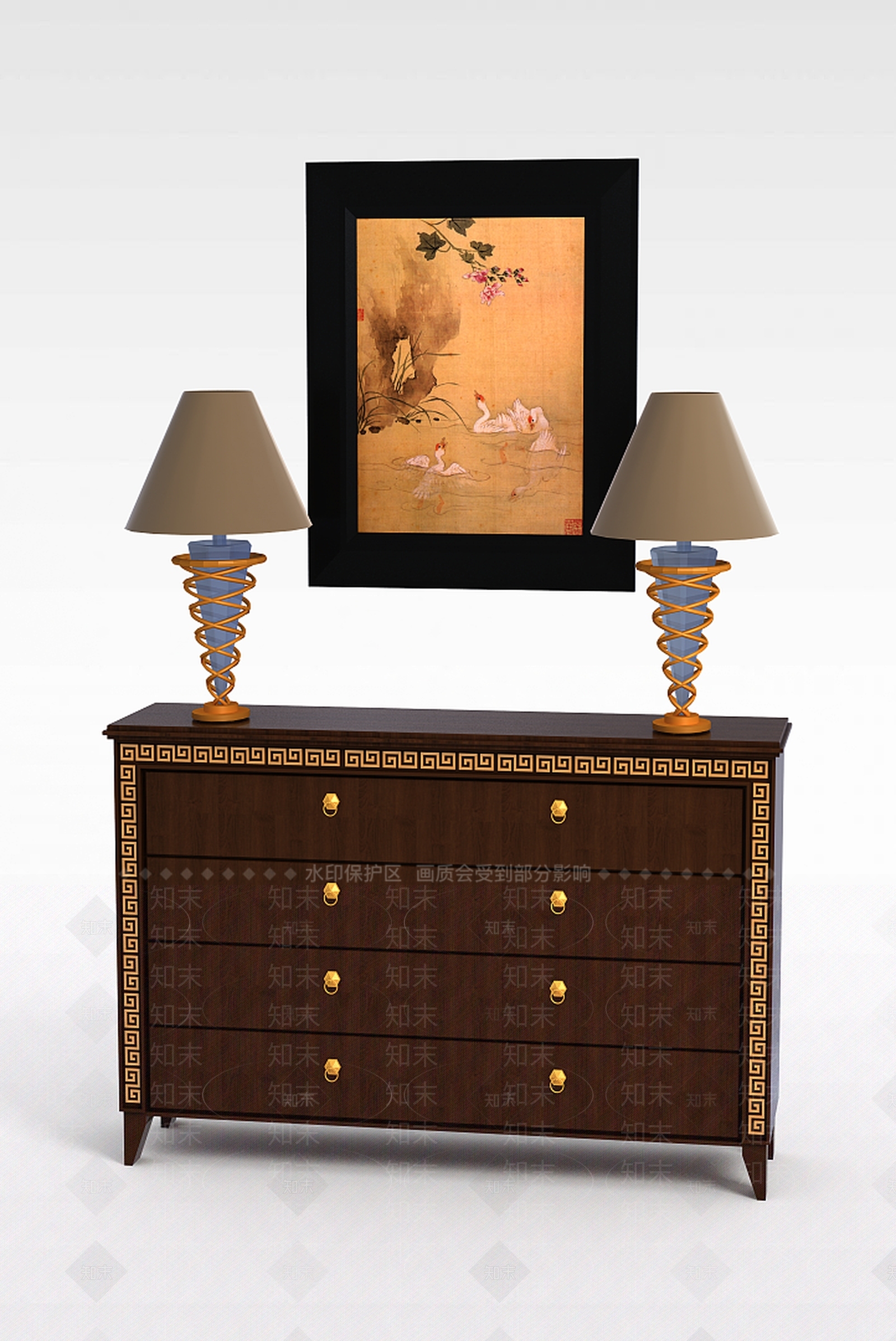 现代衣柜3D模型下载【ID:1198375888】