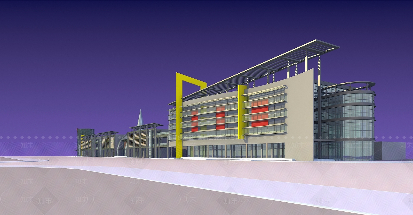 现代其他建筑外观3D模型下载【ID:1199781993】
