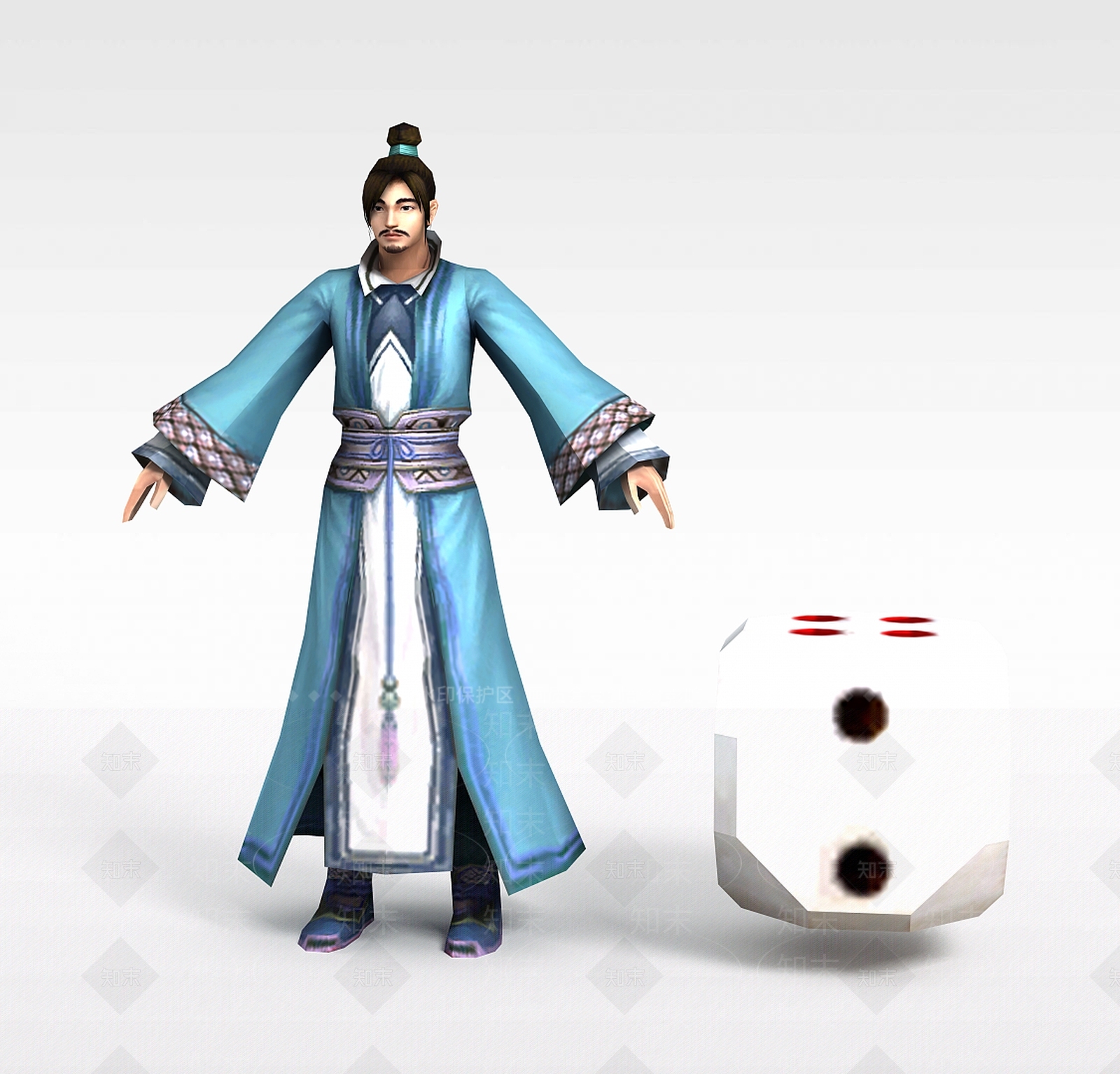 现代虚拟人物3D模型下载【ID:1199772077】