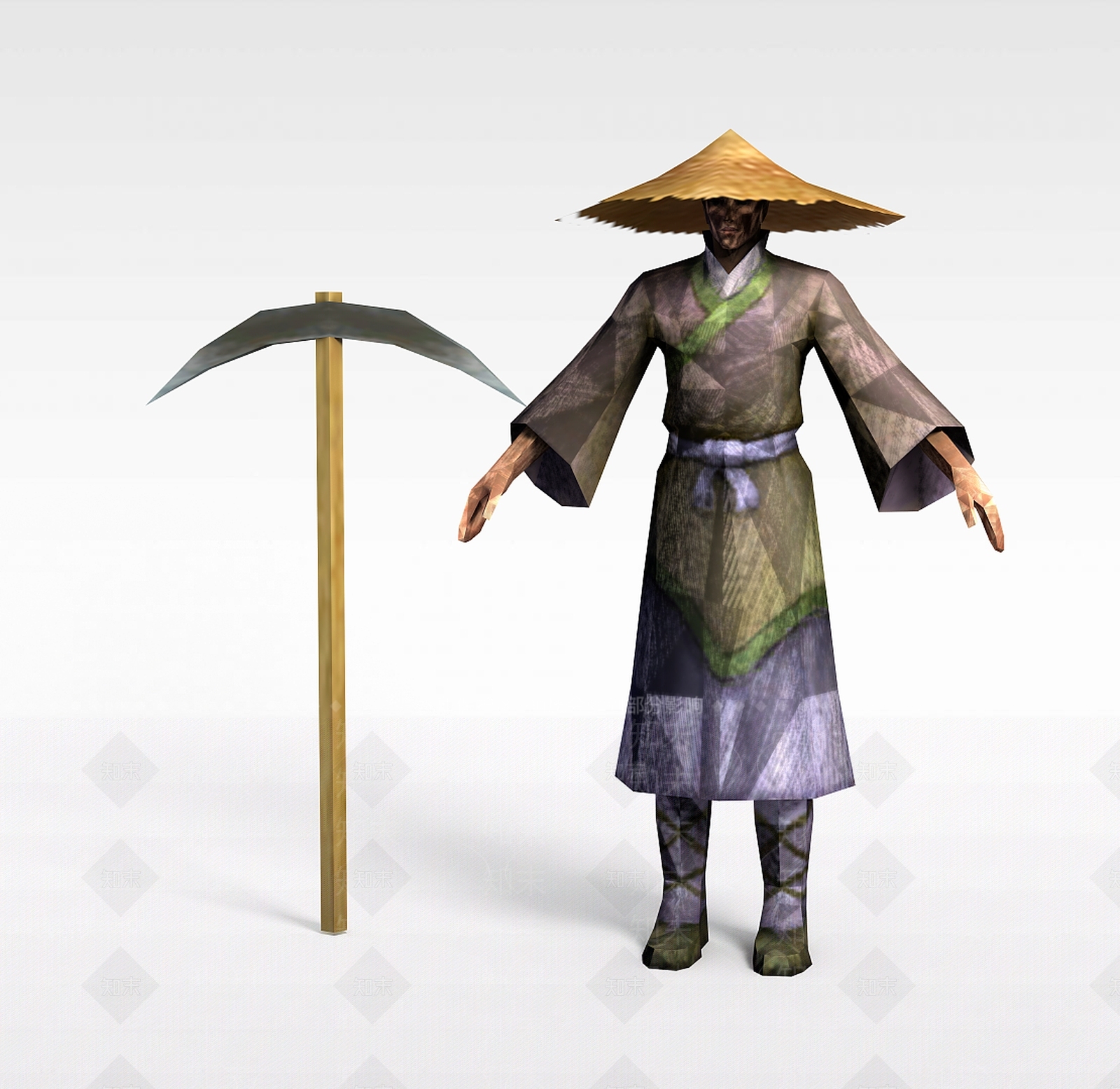 现代虚拟人物3D模型下载【ID:1199772055】