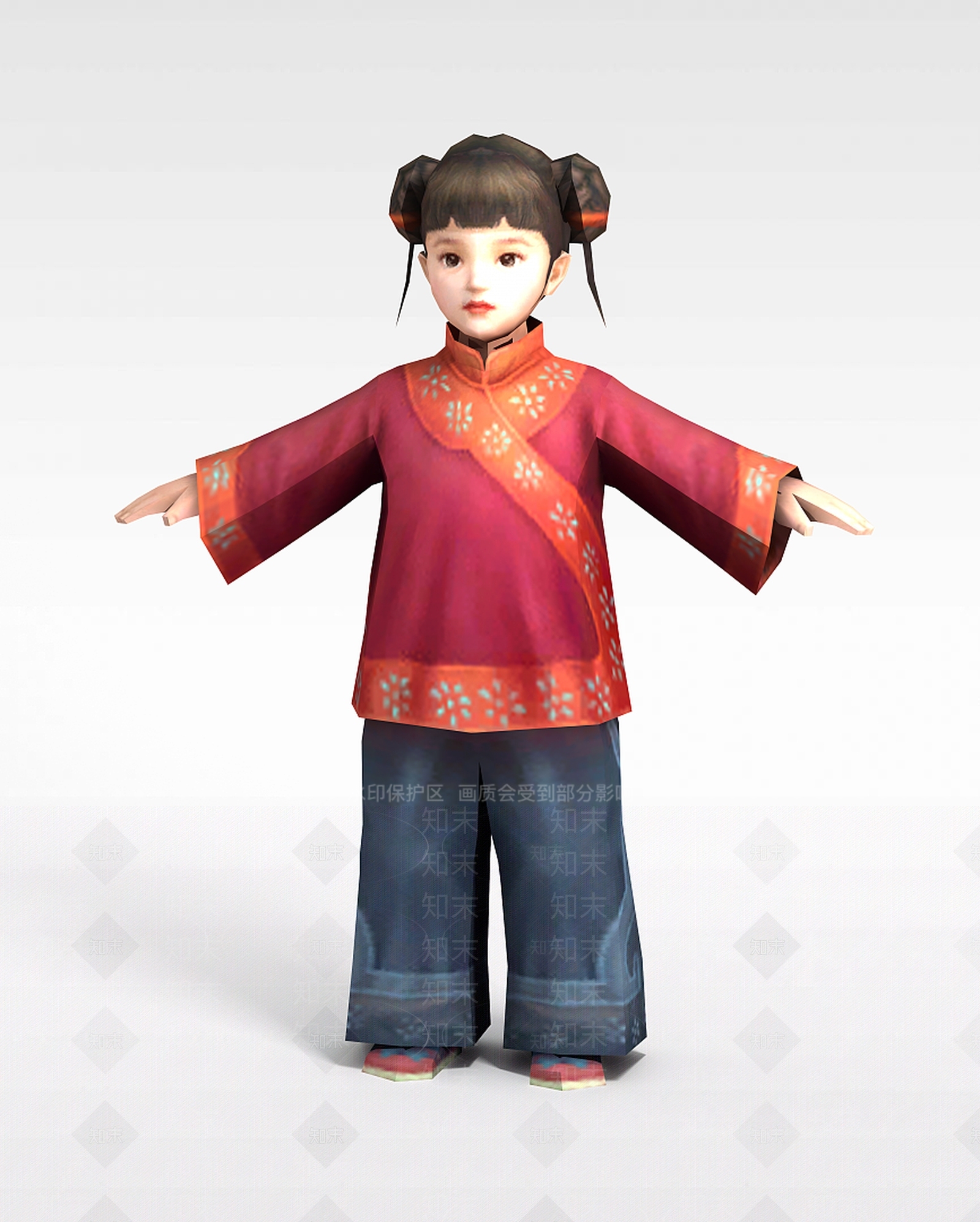 现代虚拟人物3D模型下载【ID:1199762368】