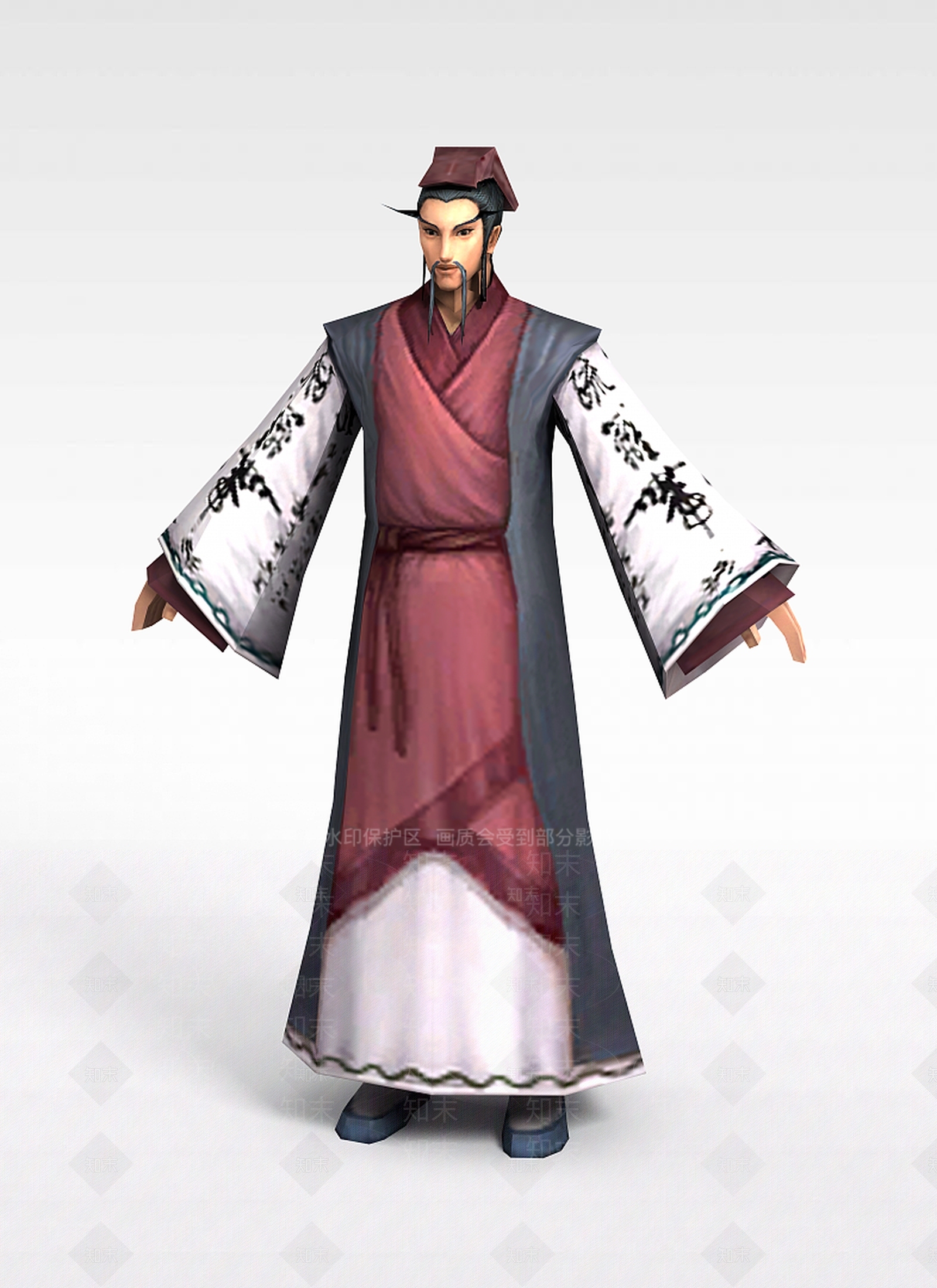 现代虚拟人物3D模型下载【ID:1199771973】