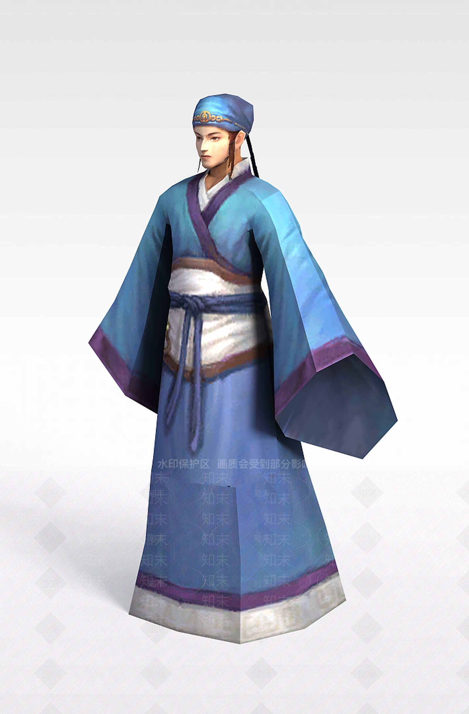 现代虚拟人物3D模型下载【ID:1199762396】