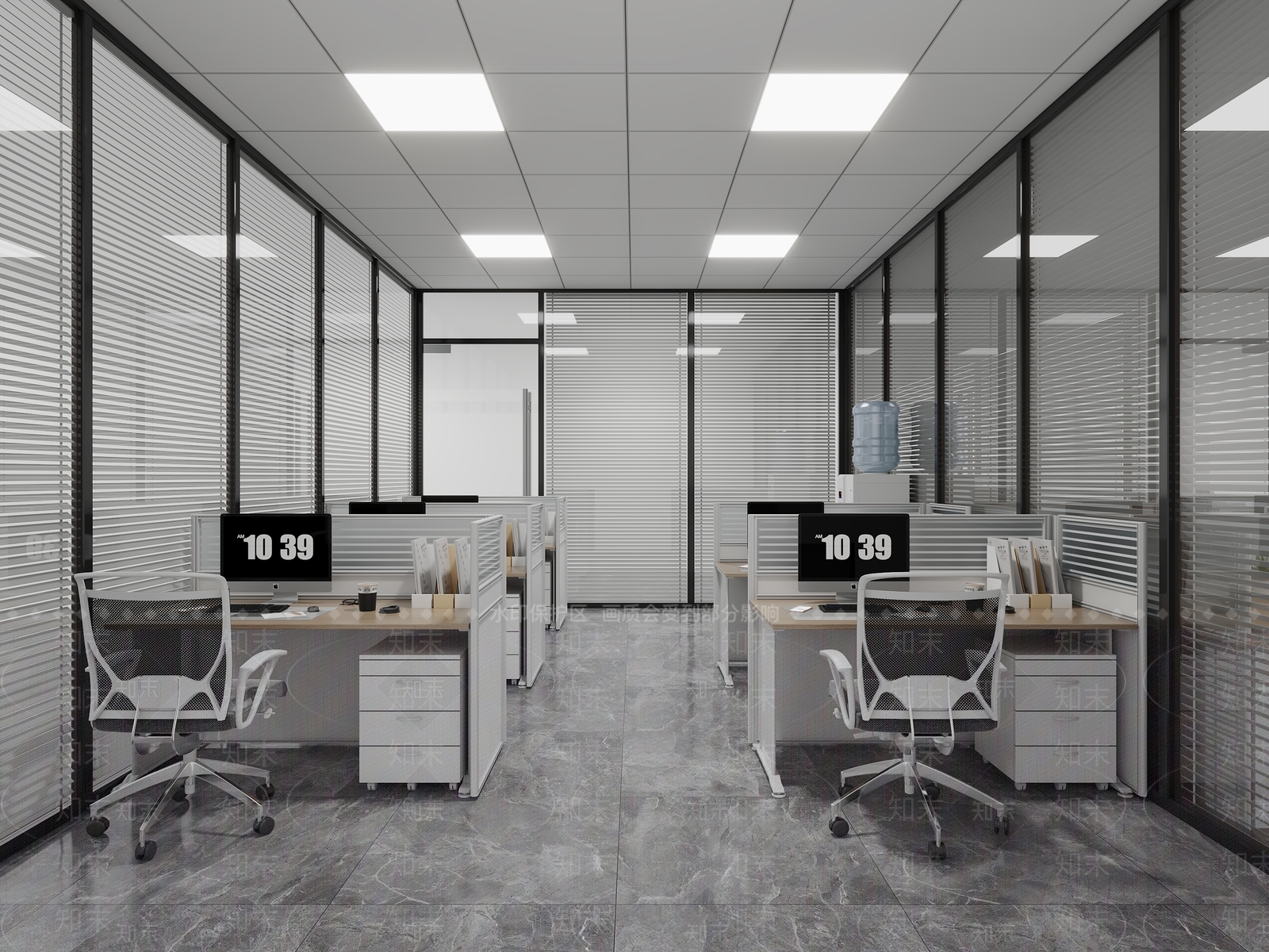 现代办公大厅3D模型下载【ID:1198384520】