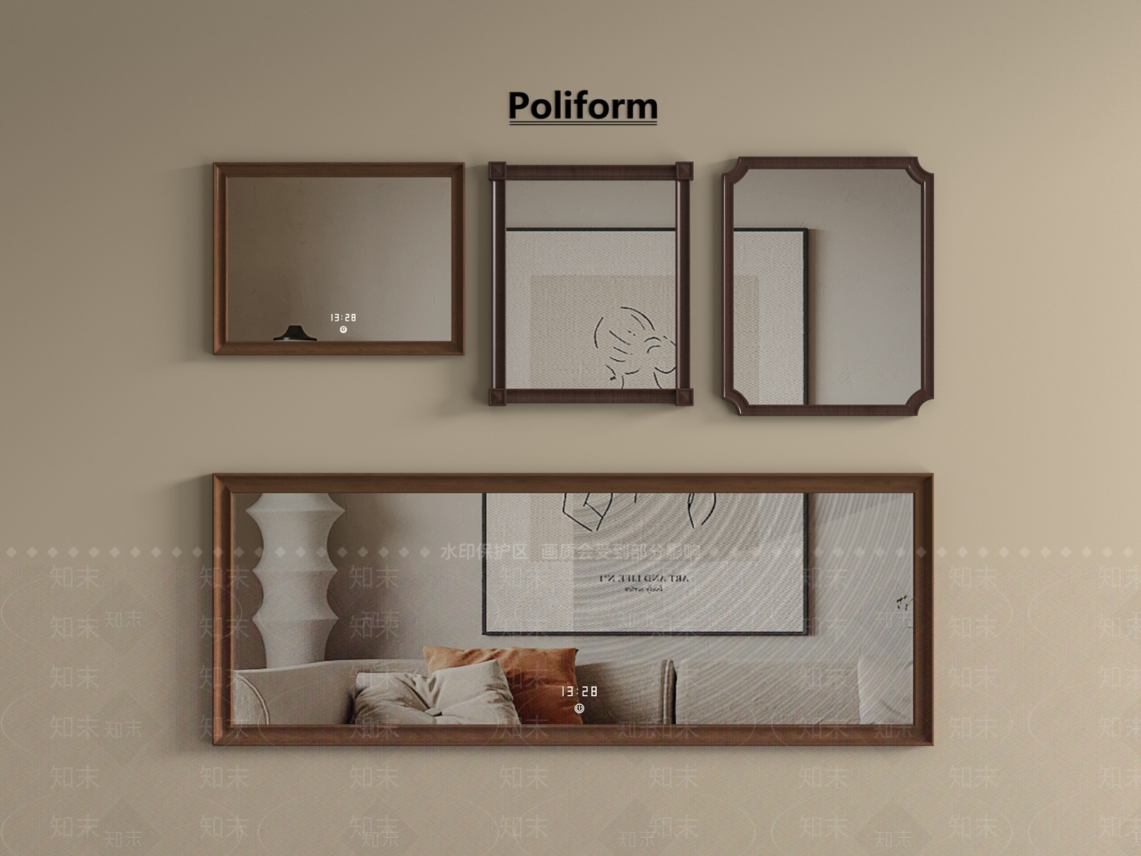 中古镜子SU模型下载【ID:1198391519】