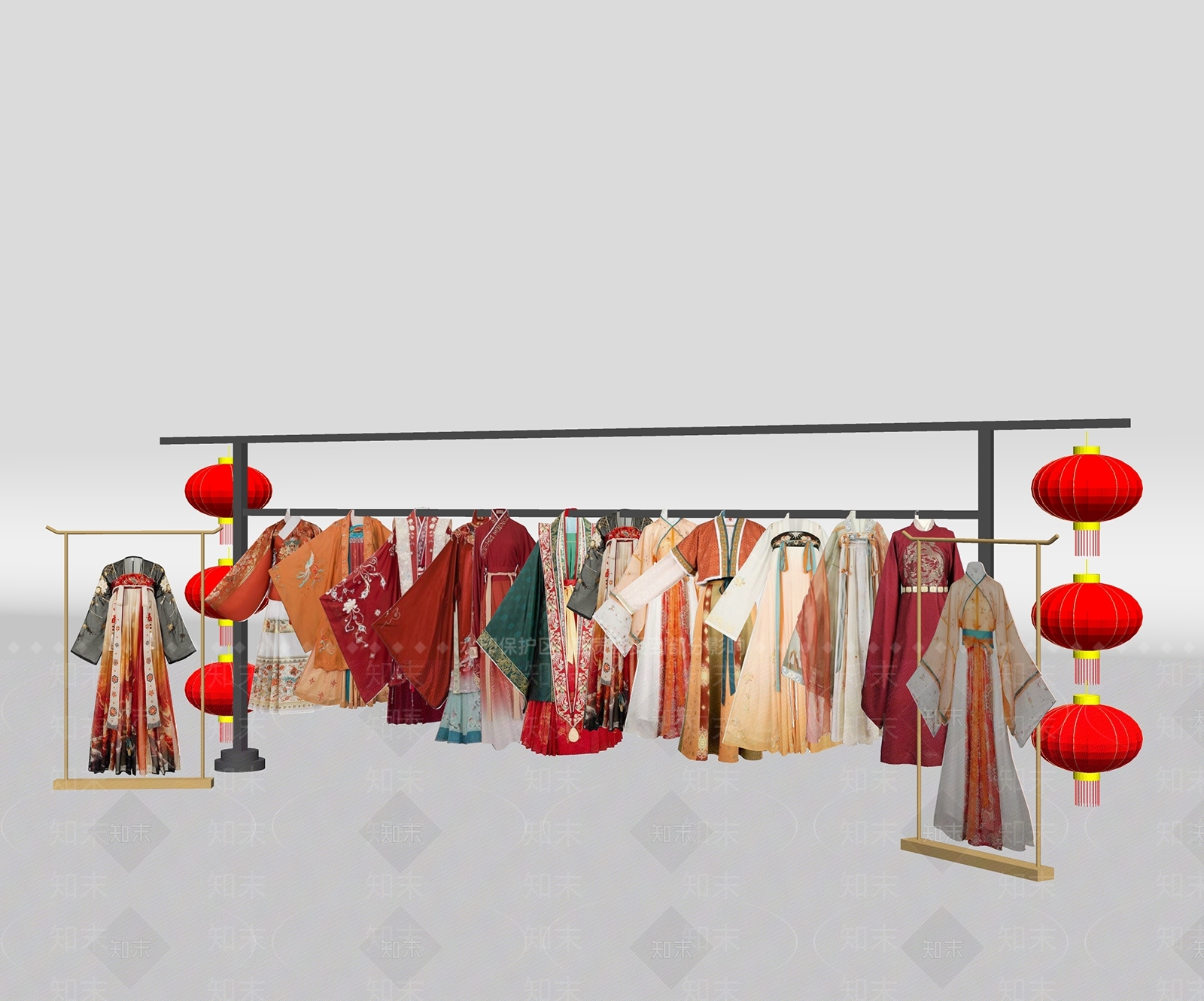 衣服SU模型下载【ID:1198394892】