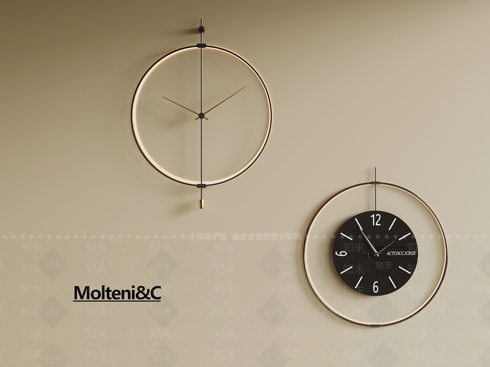 钟表3D模型下载【ID:1198404805】