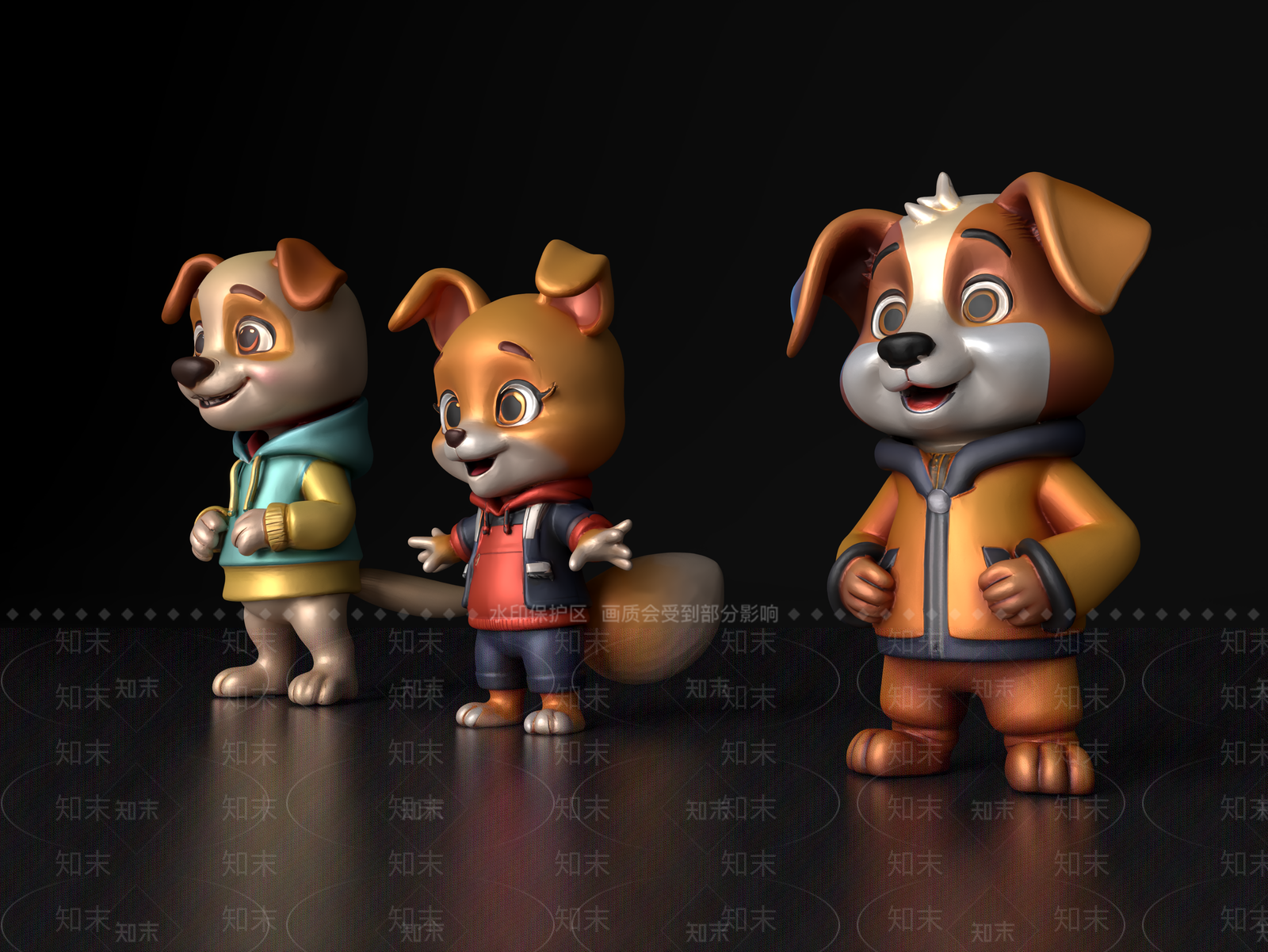 狗3D模型下载【ID:1198405271】