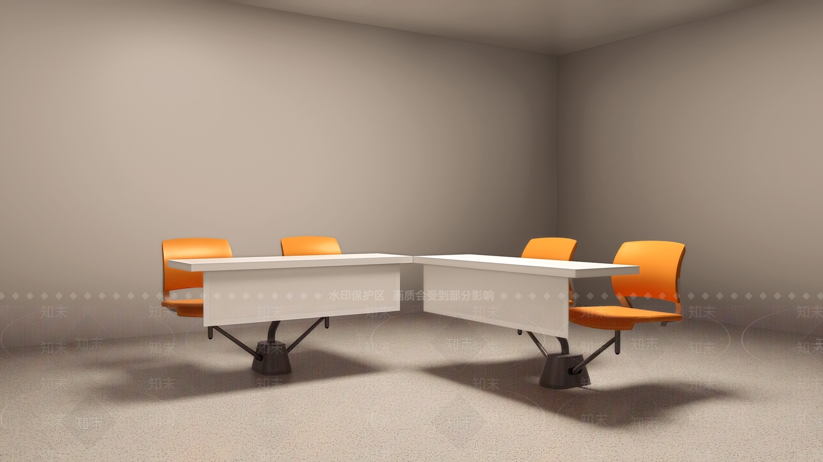 新中式书桌椅SU模型下载【ID:1198757620】