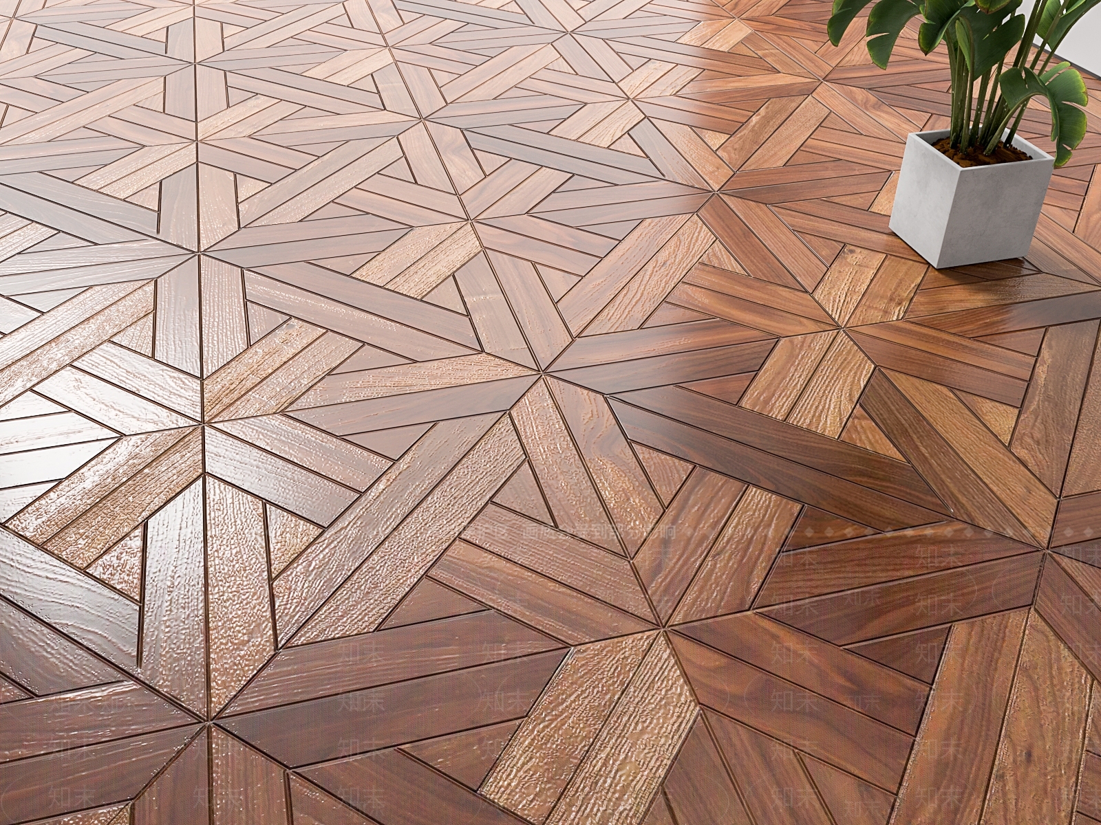 法式欧式地板SU模型下载【ID:1198409642】