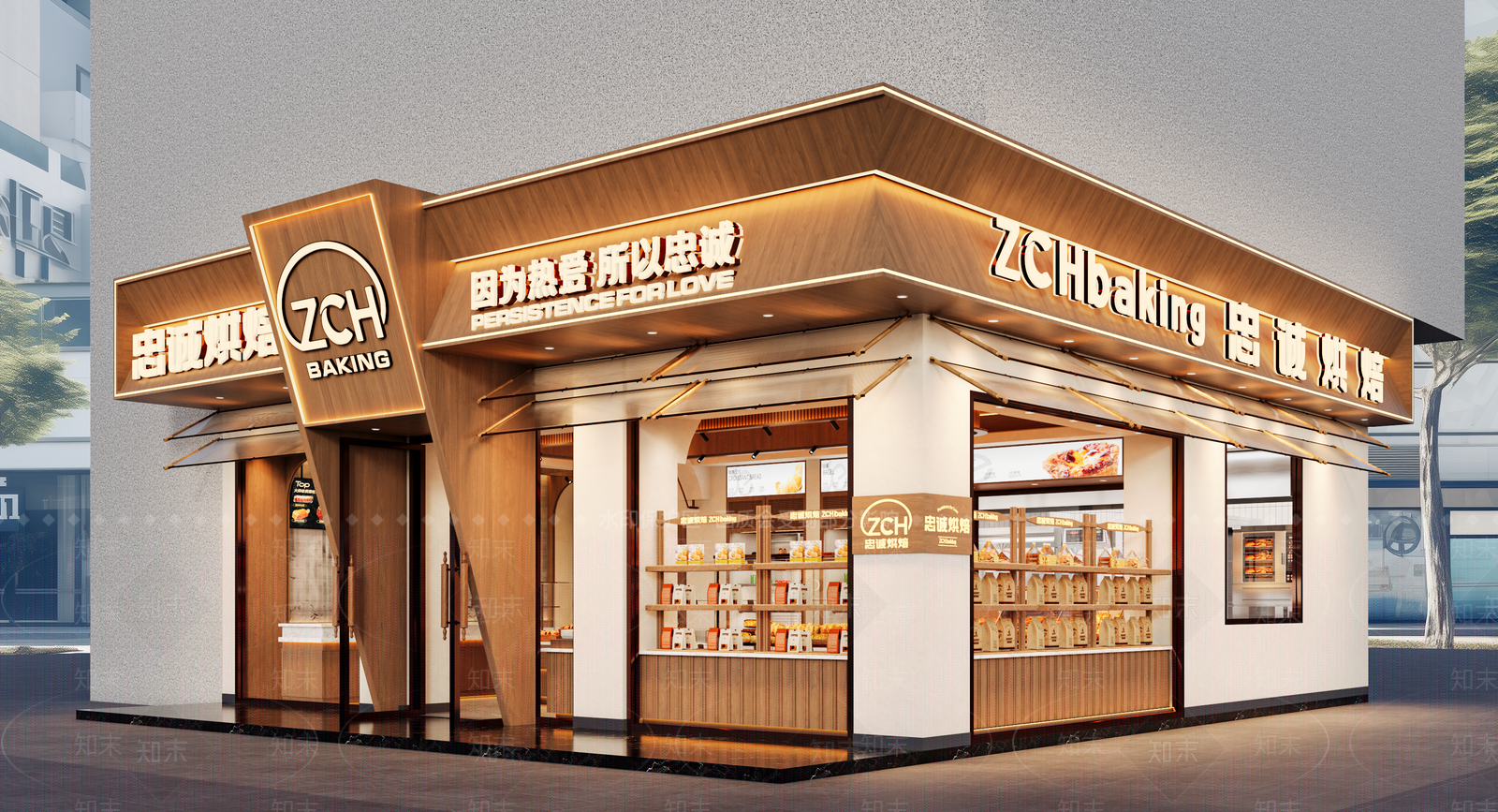 侘寂现代甜品面包店3D模型下载【ID:1198409248】