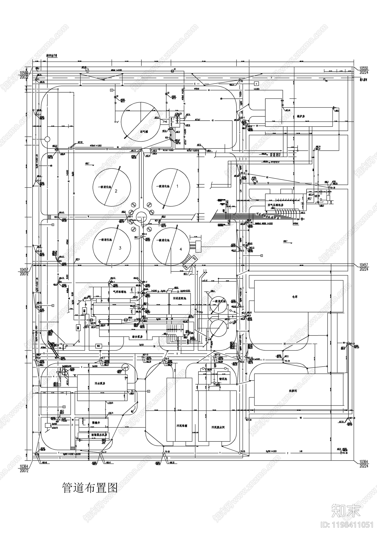 水处理施工图下载【ID:1198411051】