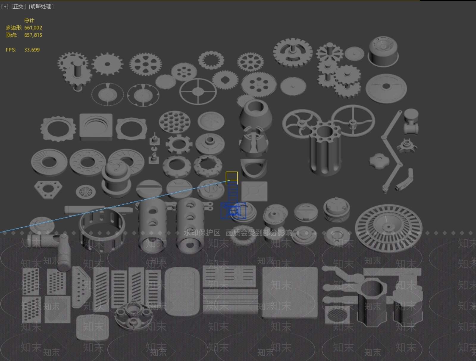 现代其他五金件3D模型下载【ID:1198413126】