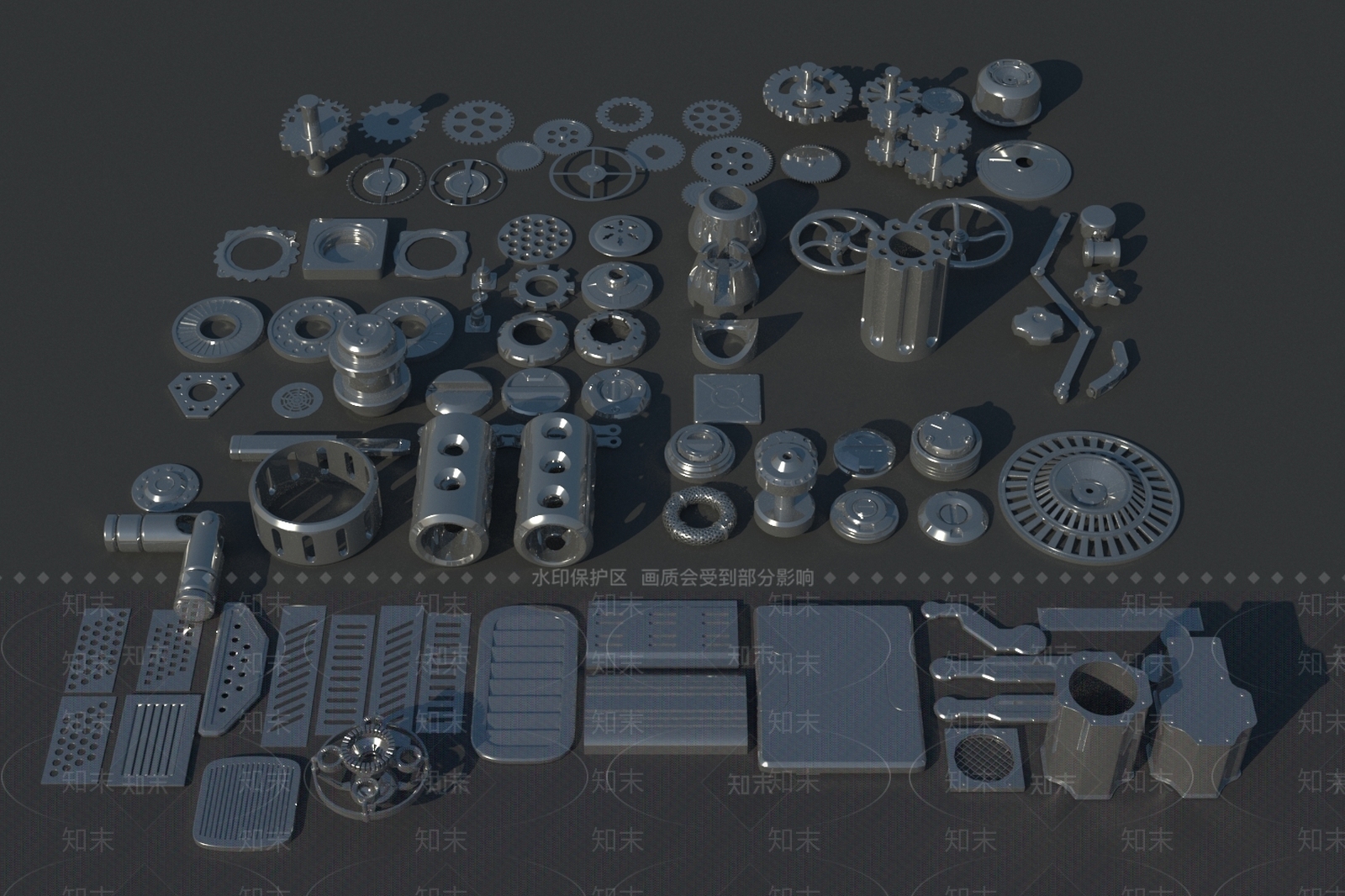 现代其他五金件3D模型下载【ID:1198413126】