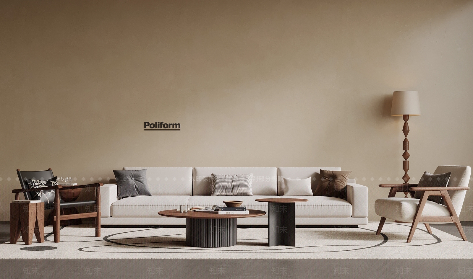 中古茶几SU模型下载【ID:1198413024】