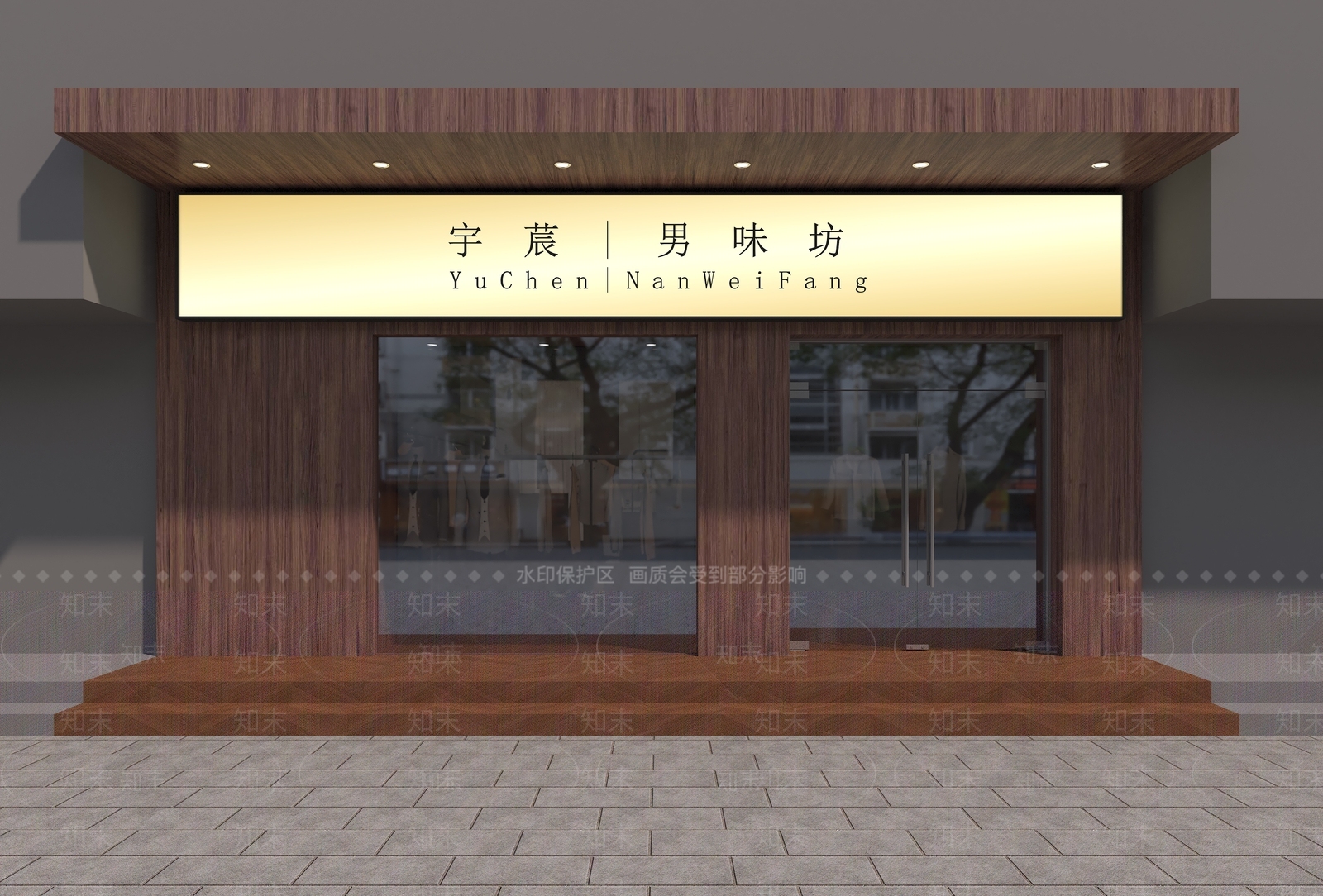 新中式门头3D模型下载【ID:1198414538】
