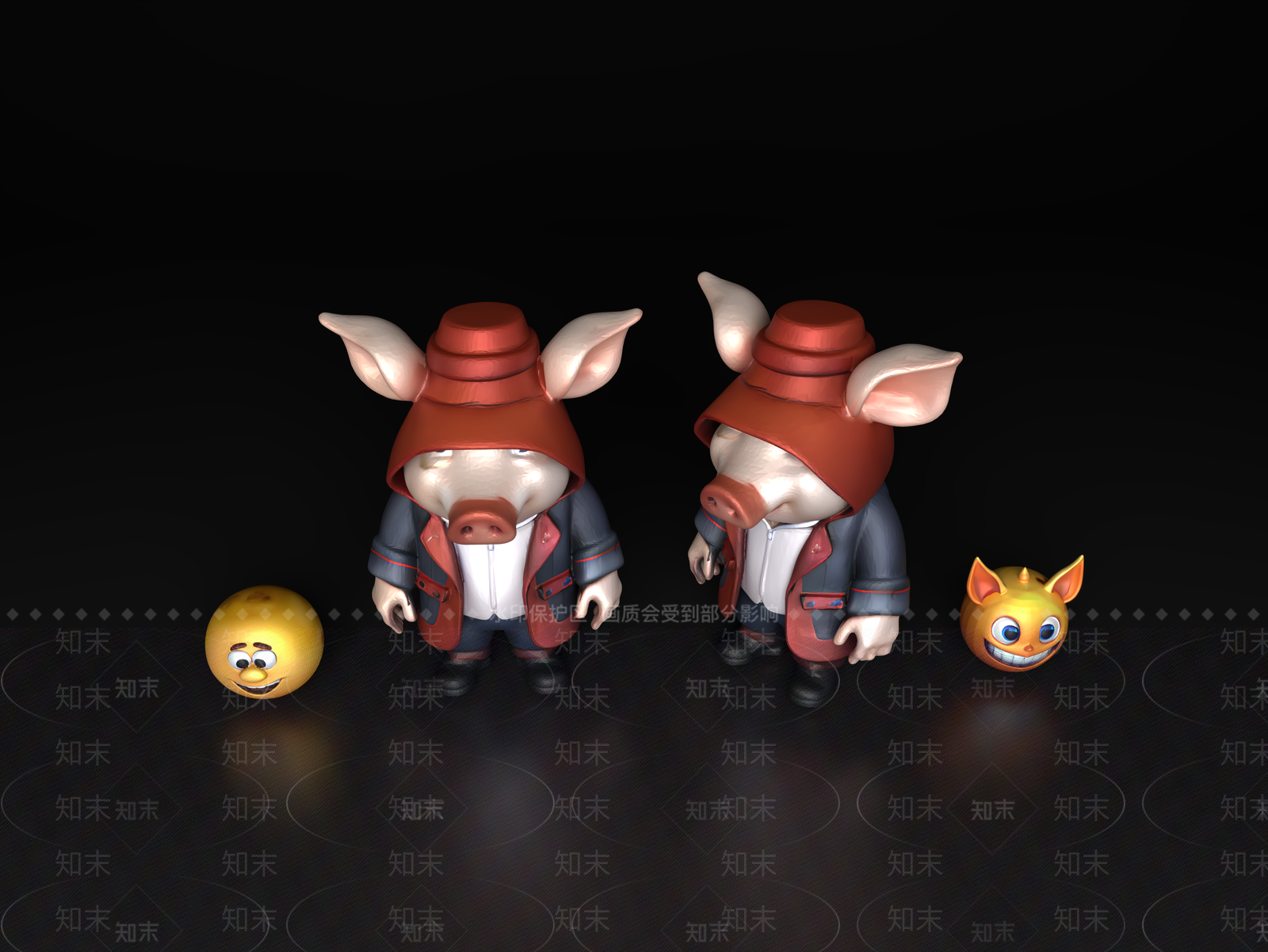 爬行类动物3D模型下载【ID:1198415888】