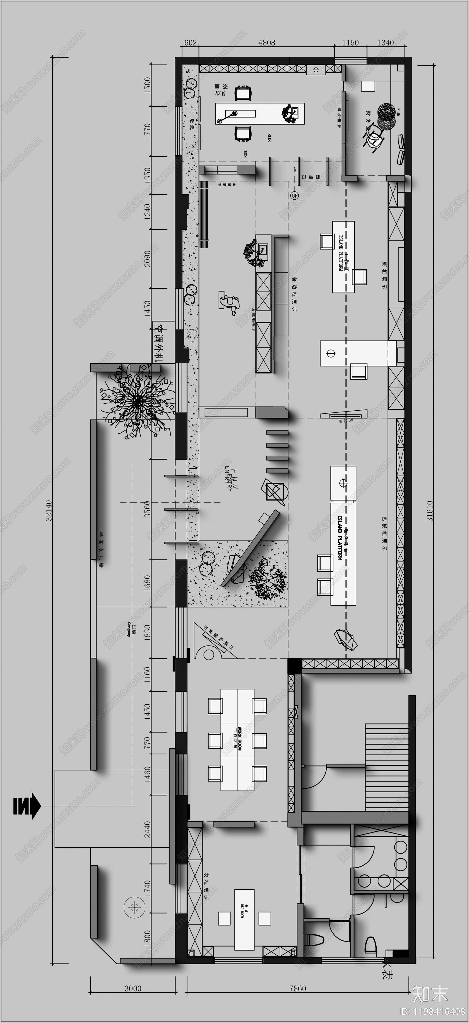 工装平面图施工图下载【ID:1198416408】
