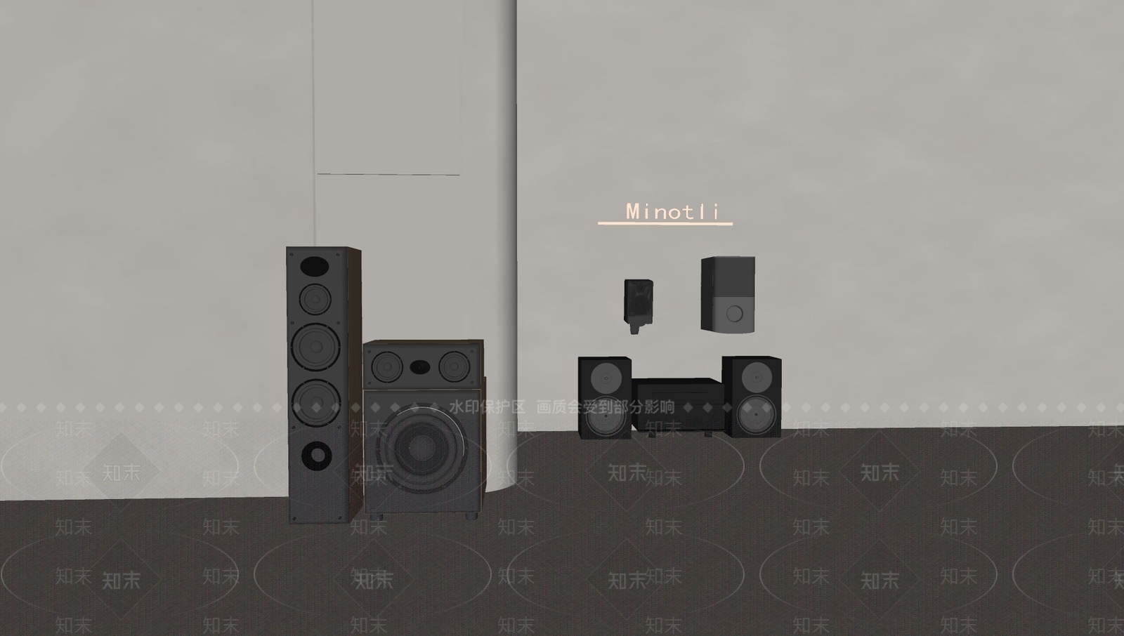 音响SU模型下载【ID:1198418275】