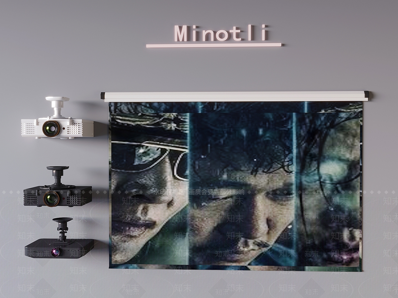 投影3D模型下载【ID:1198419273】
