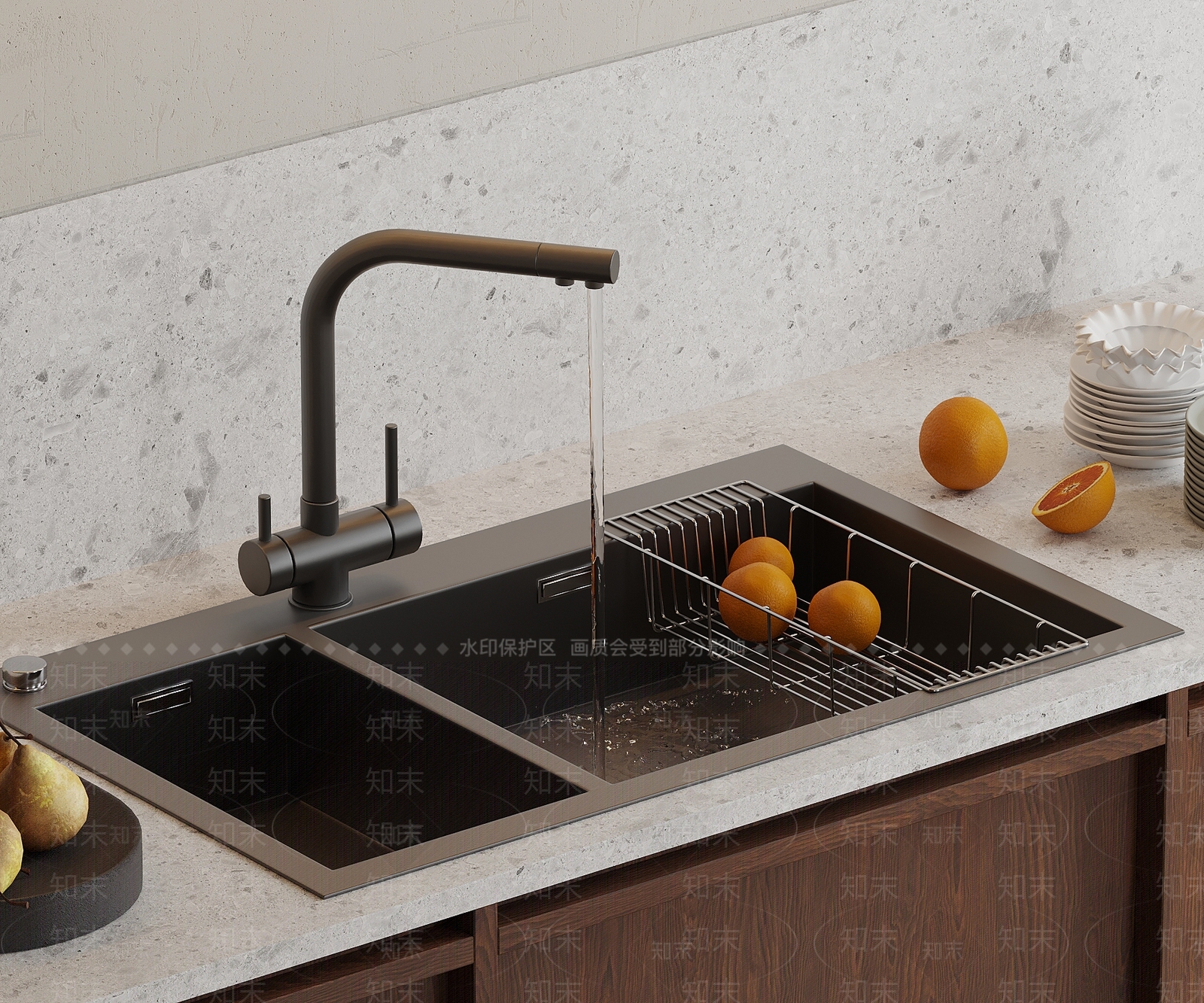 水槽3D模型下载【ID:1198419706】