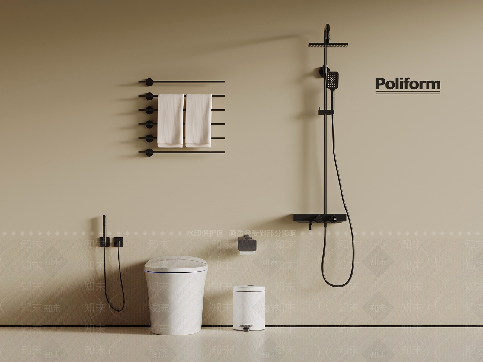 马桶3D模型下载【ID:1198420125】