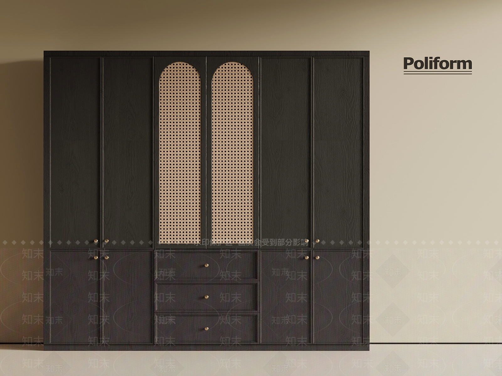 法式复古衣柜3D模型下载【ID:1198422153】