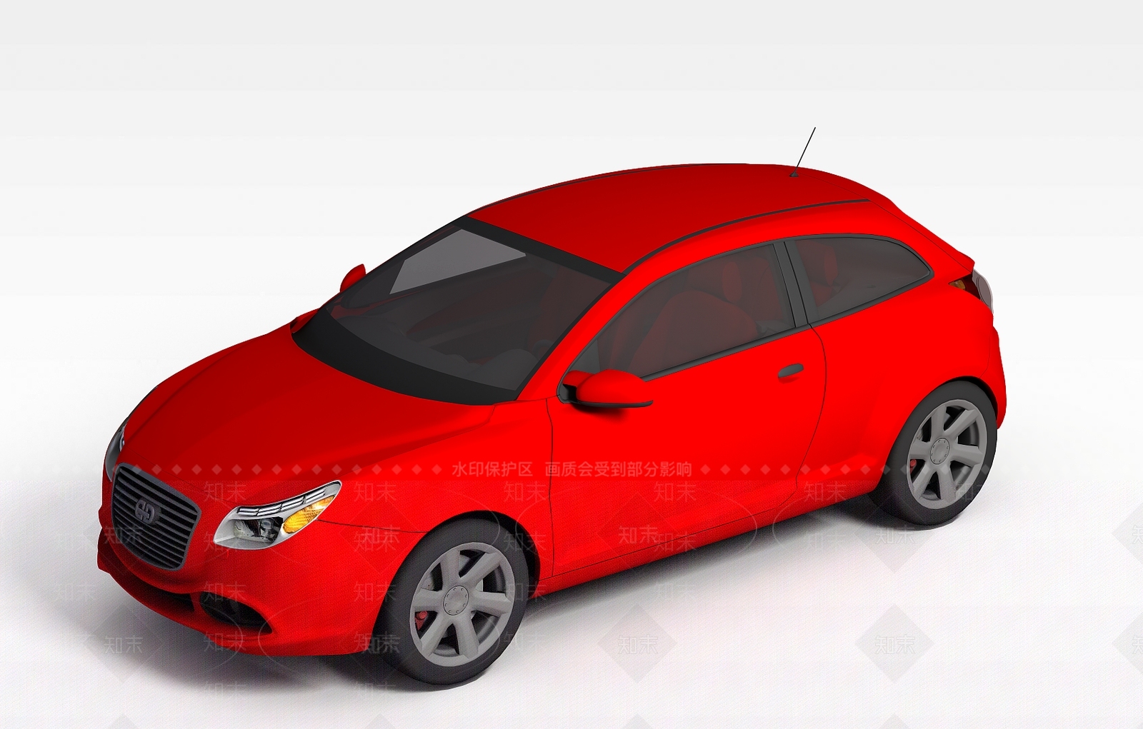 现代微型汽车3D模型下载【ID:1198423495】