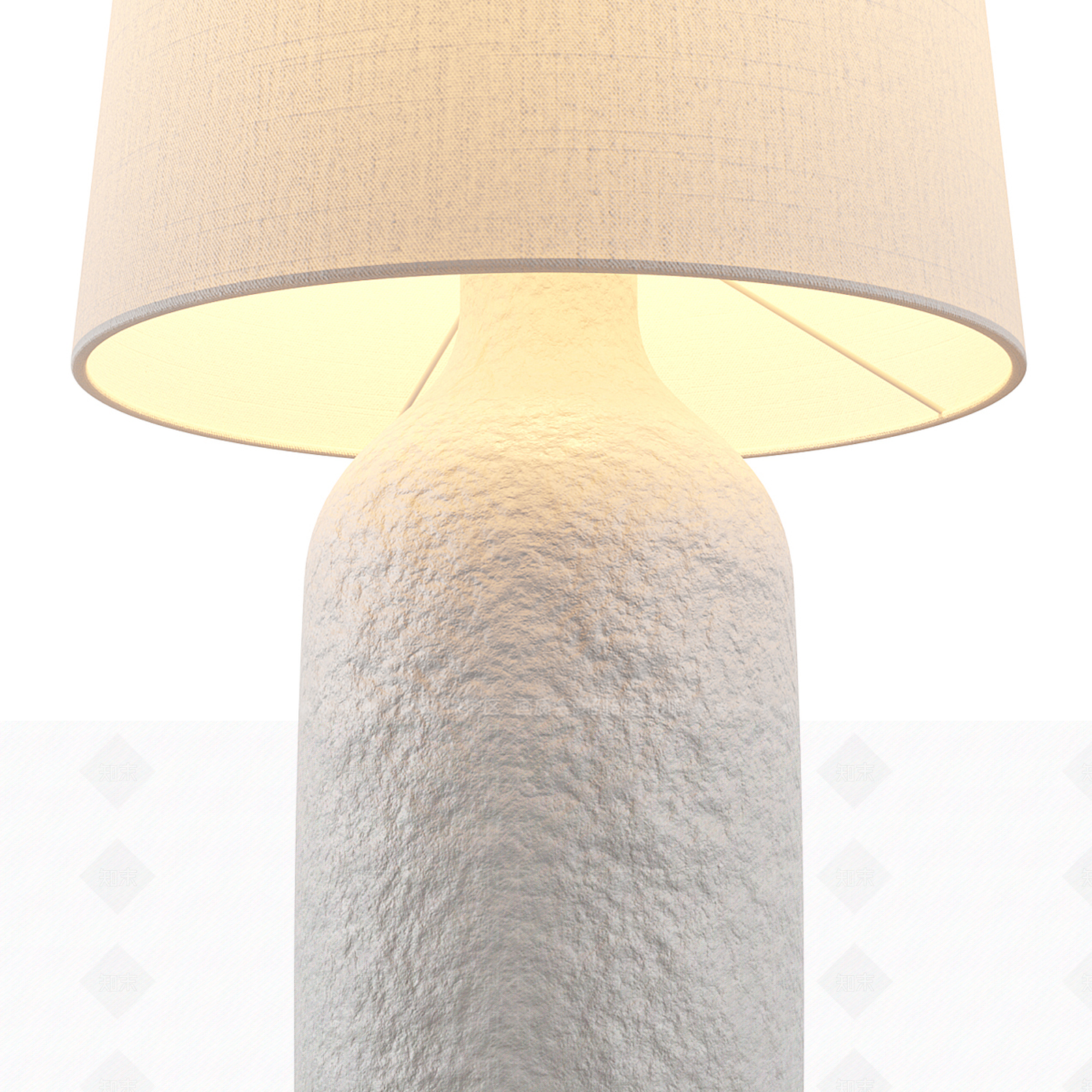 新中式侘寂台灯3D模型下载【ID:1198423879】