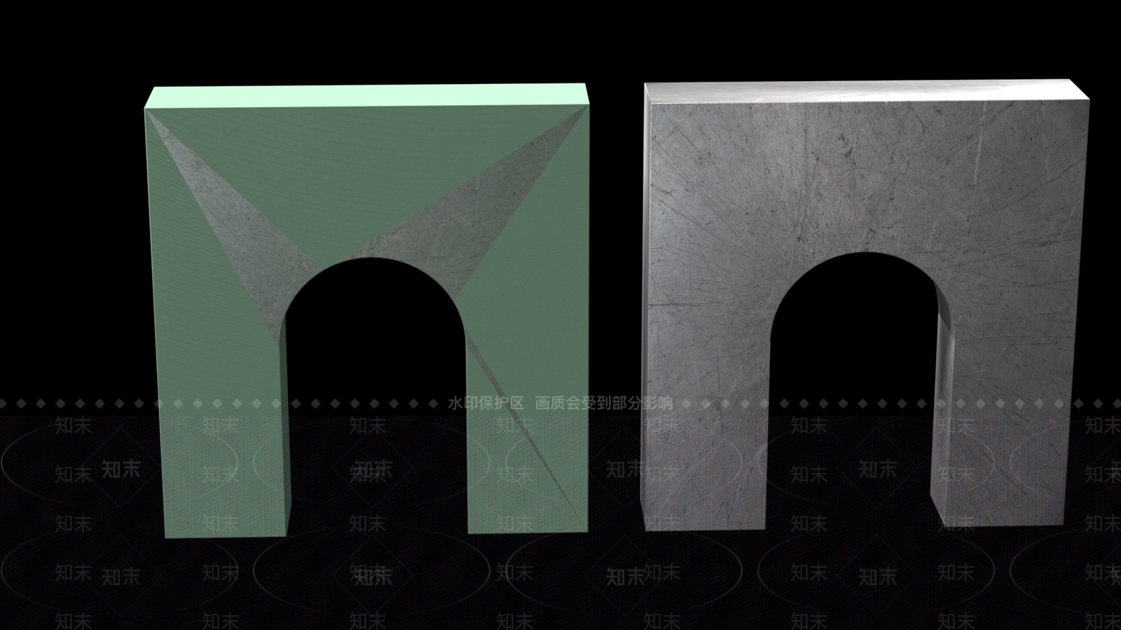 景观雕塑3D模型下载【ID:1198424105】