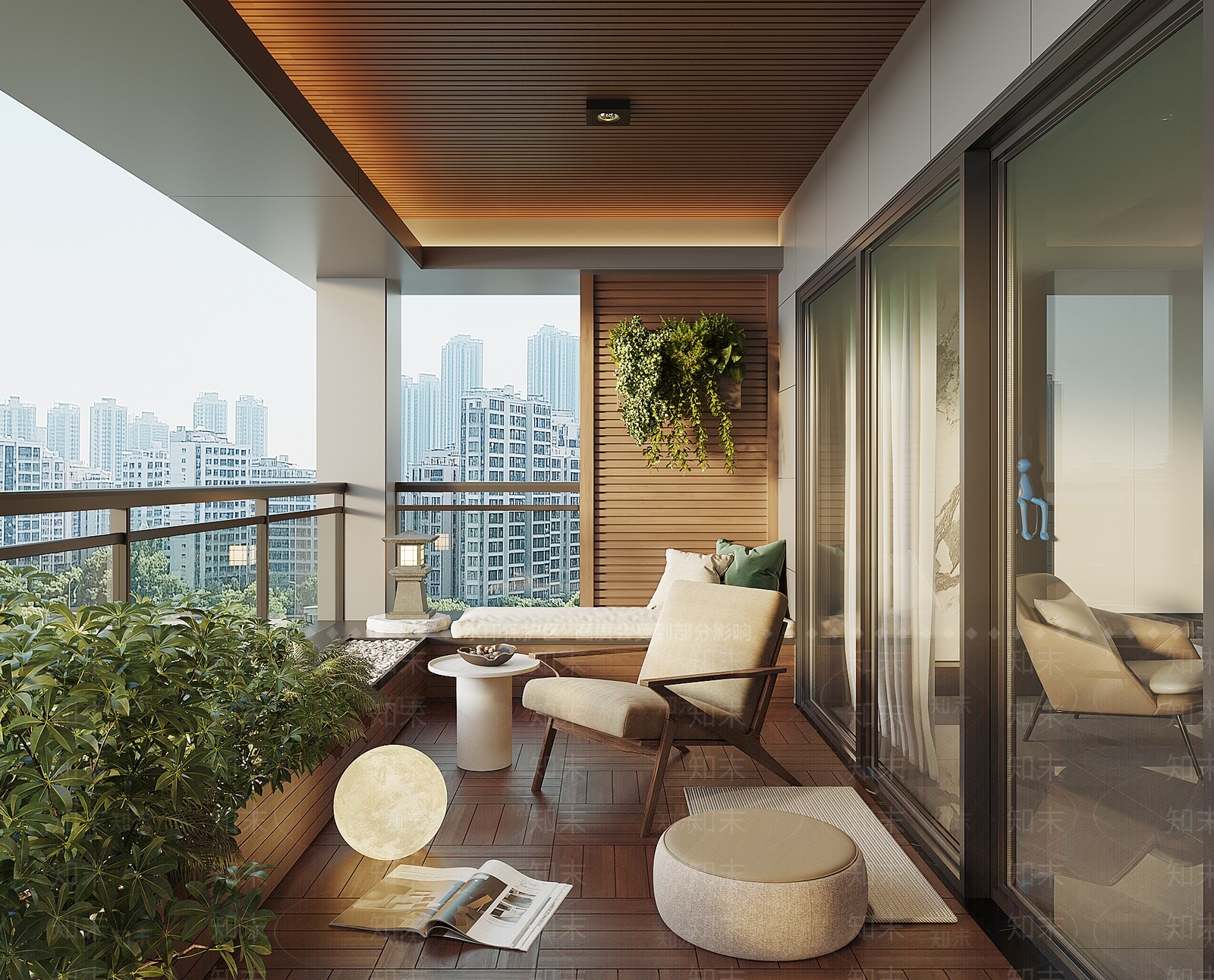 现代阳台3D模型下载【ID:1198425906】