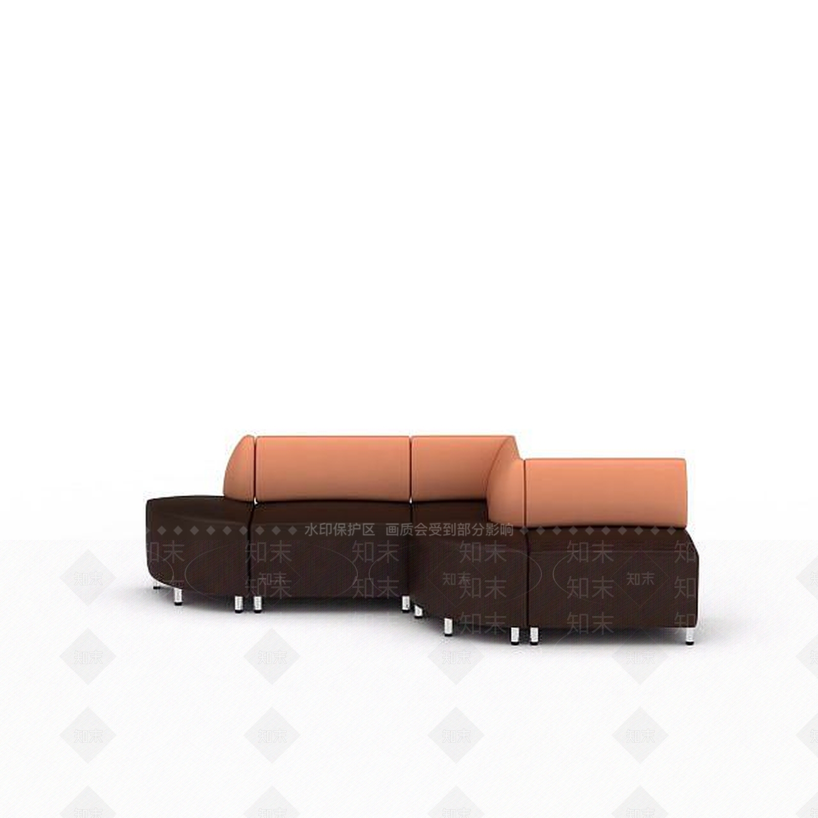 现代简约风格沙发3D模型下载【ID:1198426861】