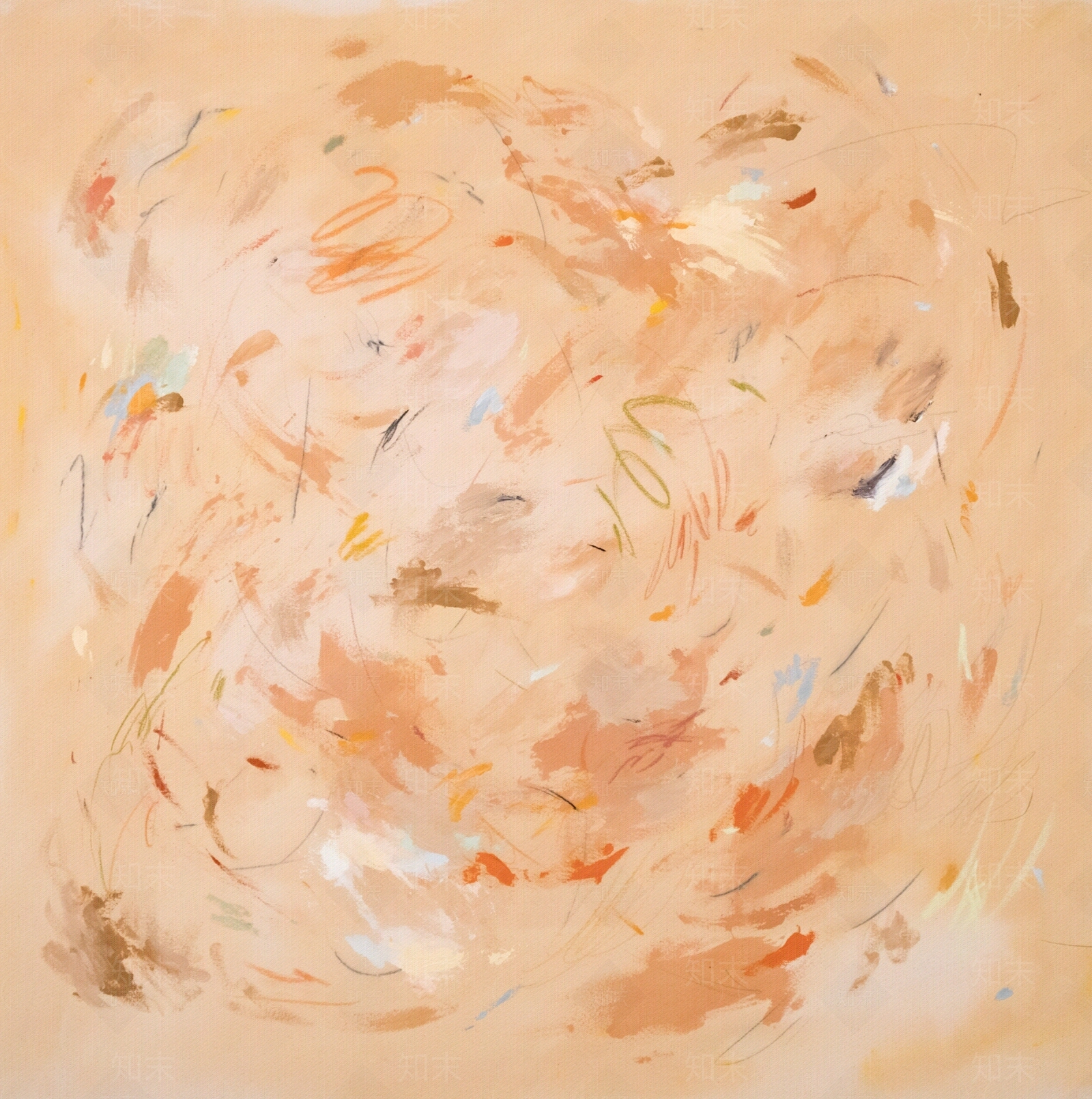 中古奶油抽象画贴图下载【ID:1198427346】