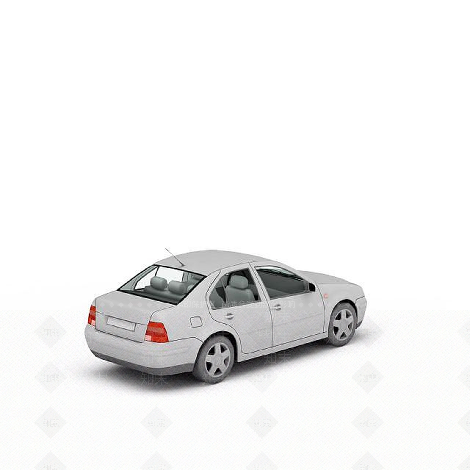 现代普通商务车3D模型下载【ID:1198427548】