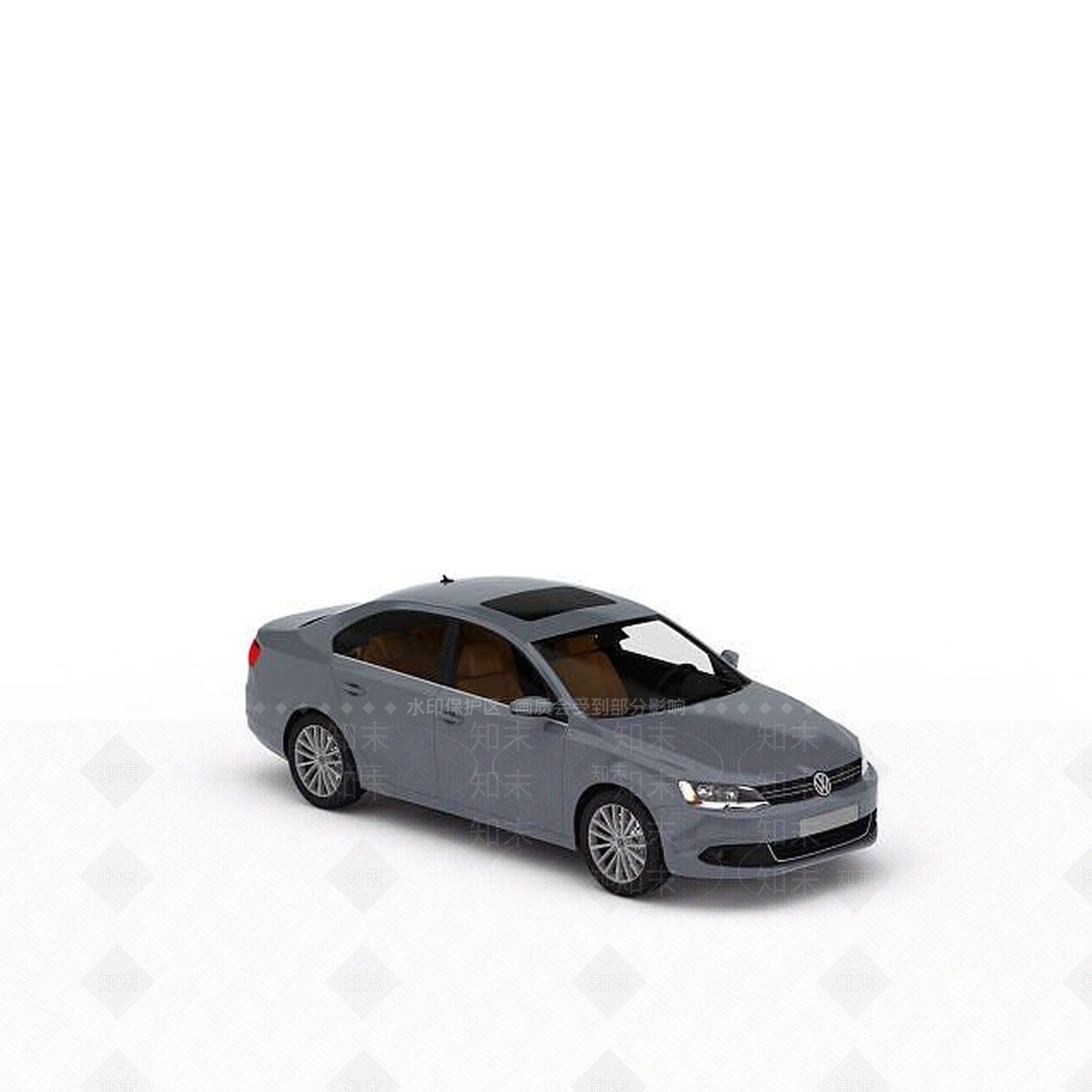 现代大众汽车3D模型下载【ID:1198427680】